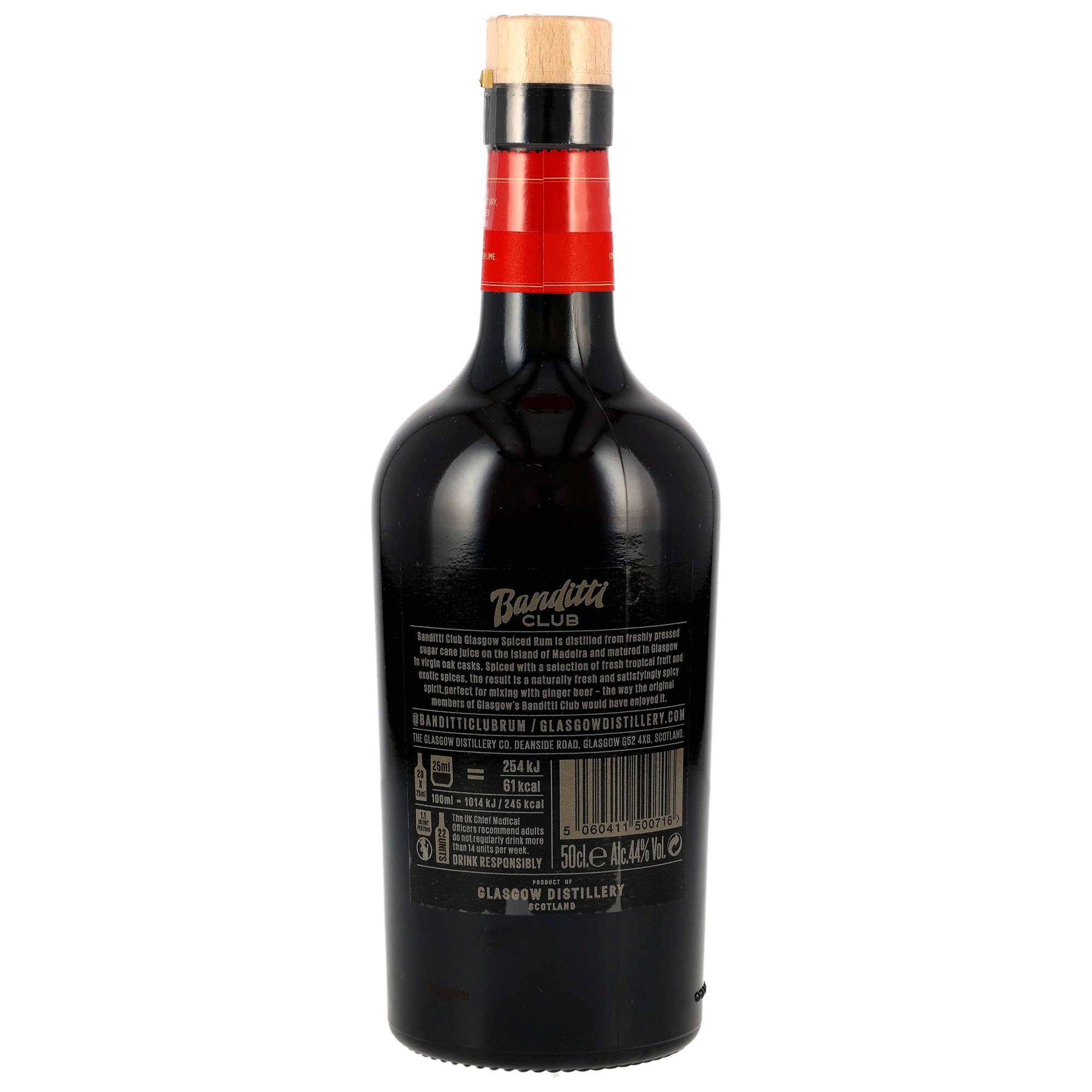 Banditti Club Spiced Rum - Glasgow Distillery