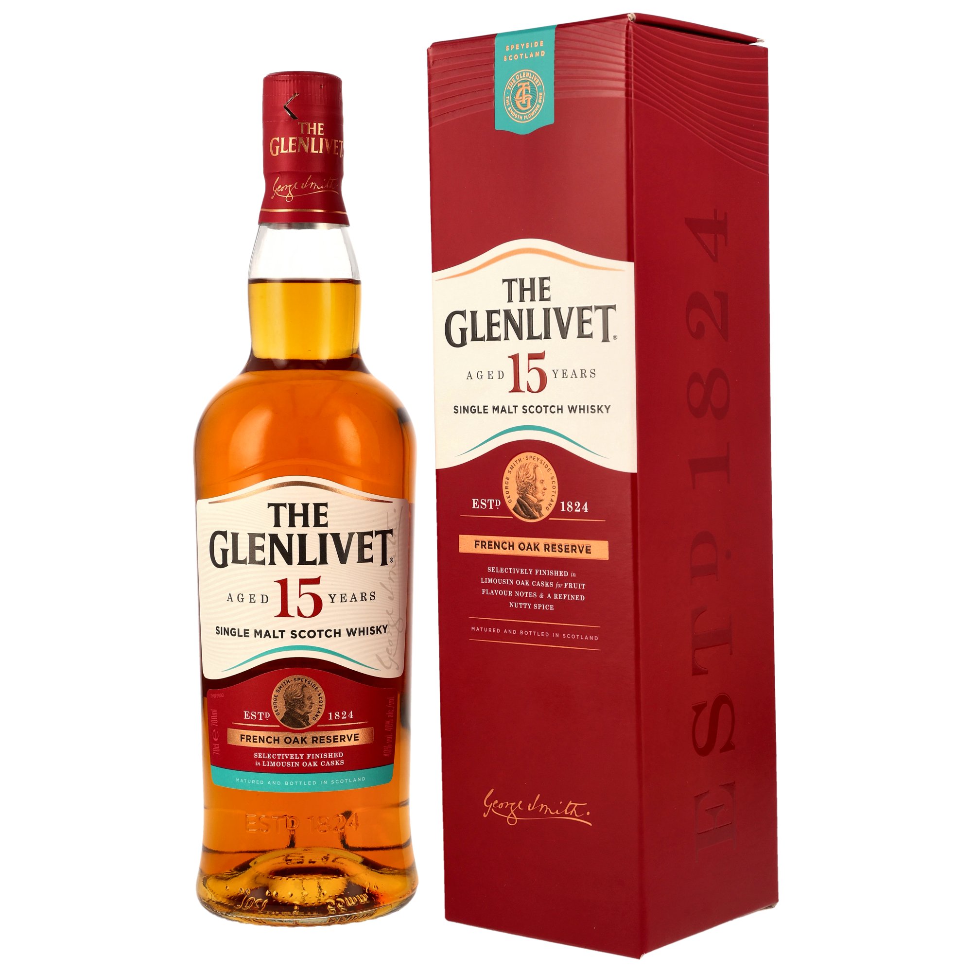 Glenlivet 15 y.o. - French Oak Reserve - neue Ausstattung