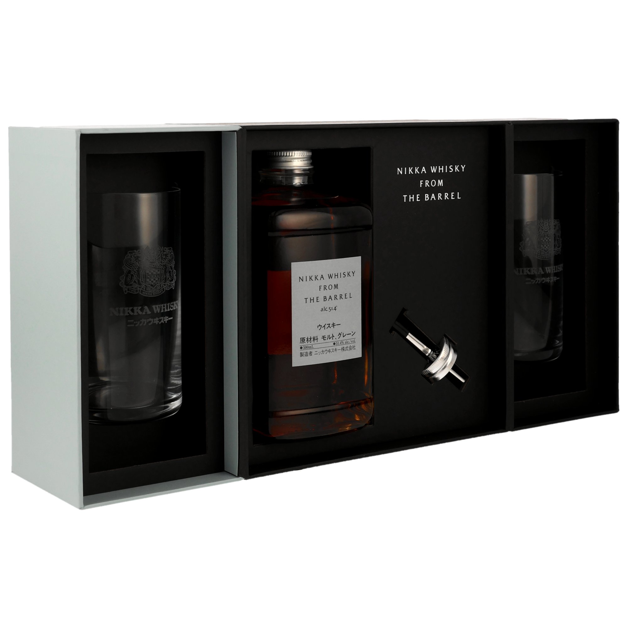 Nikka Whisky From the Barrel mit 2 Gläsern & Ausgießer - neue Ausstattung 2026
