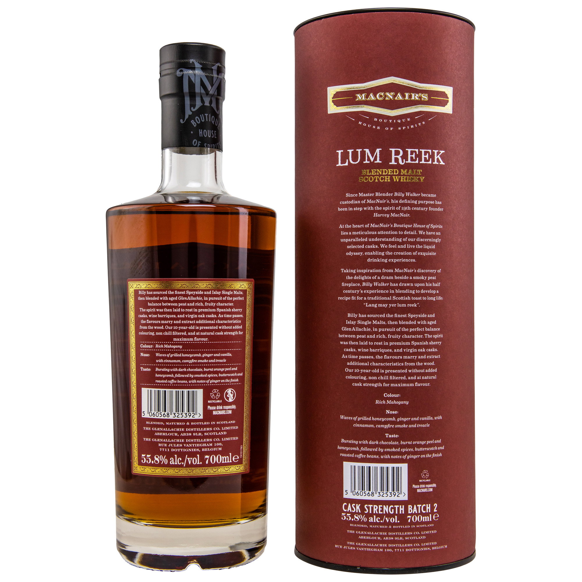 MacNairs Lum Reek 10 y.o. Cask Strength Batch 2