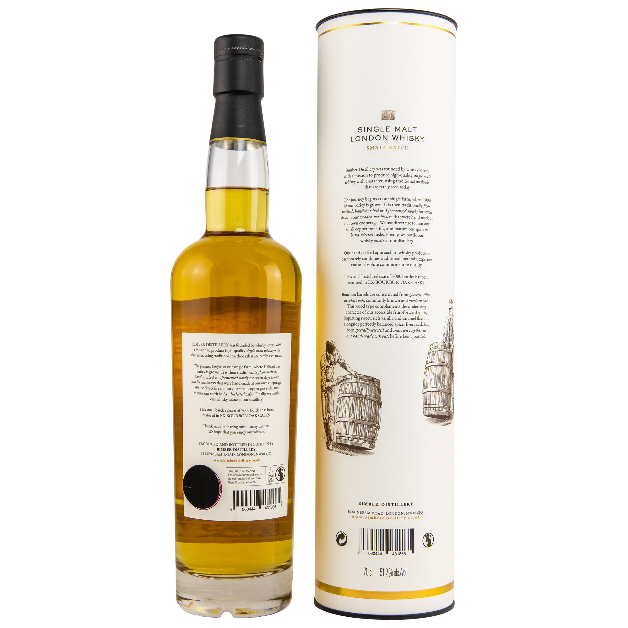 Bimber Single Malt London Whisky - Bourbon Cask Batch 4