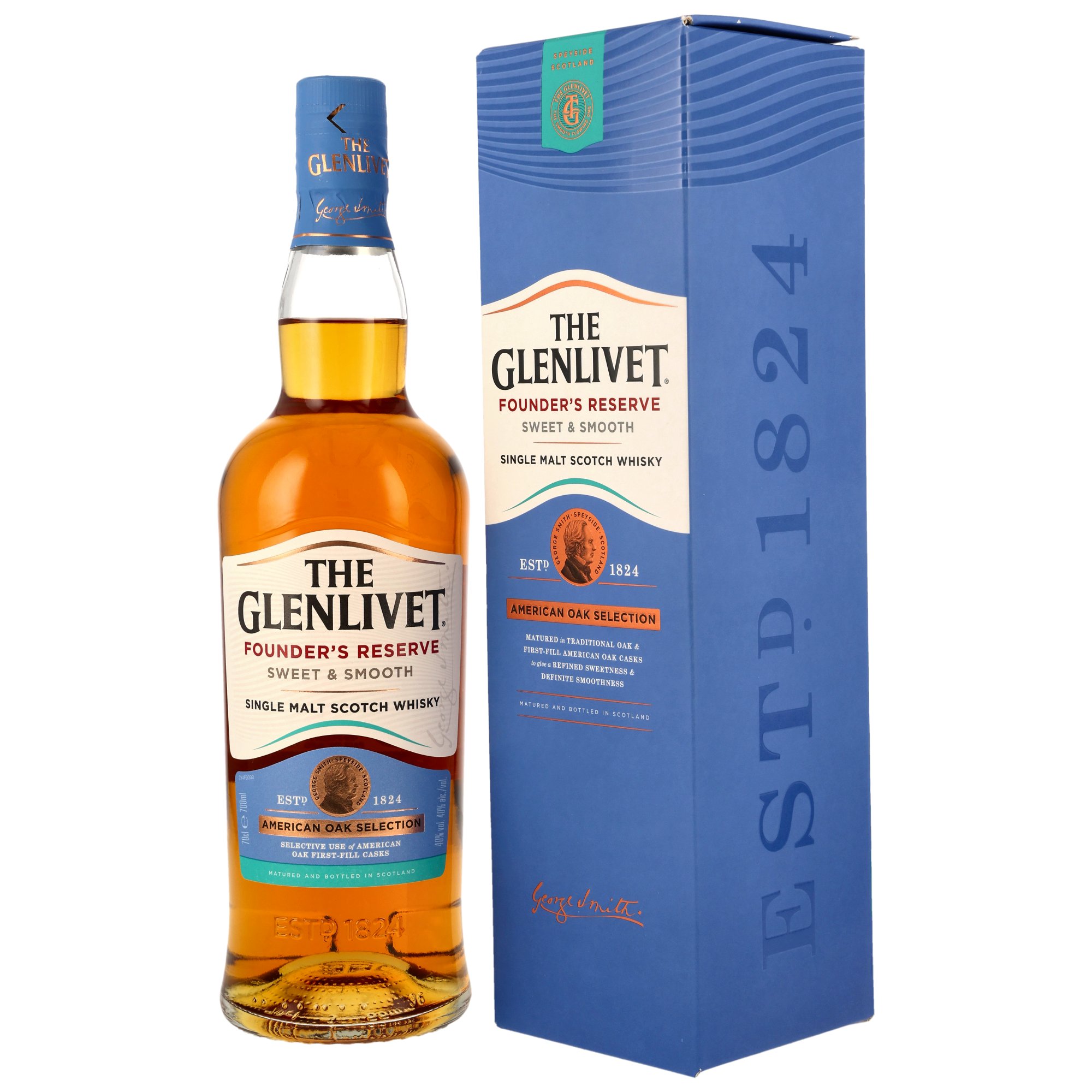 Glenlivet Founders Reserve American Oak Selection - neue Ausstattung