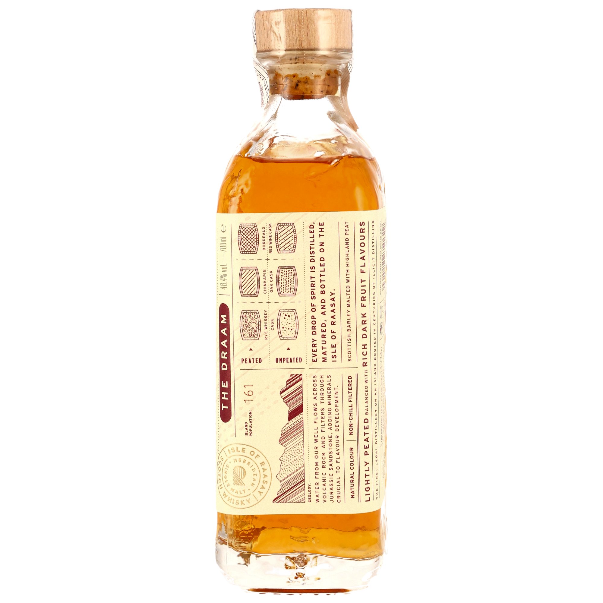 Isle of Raasay Single Malt Whisky - The Draam - Lightly Peated - ohne GP