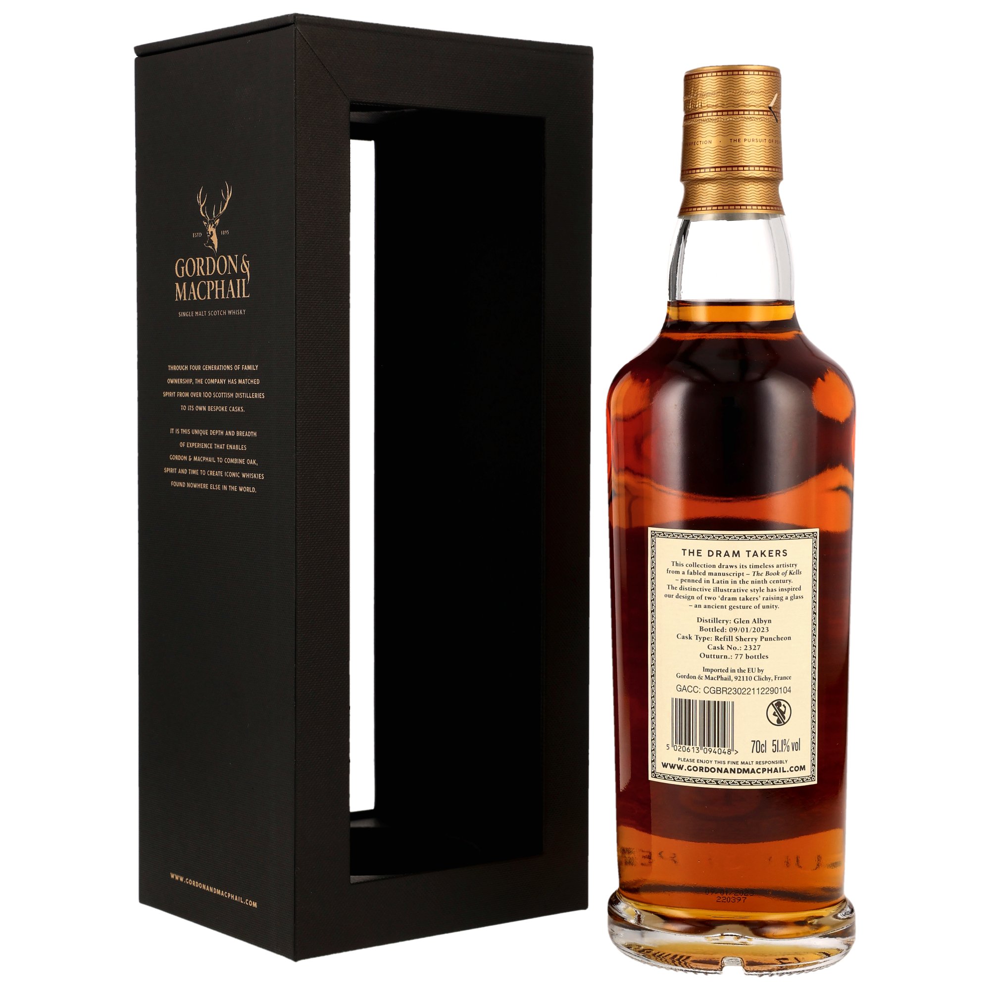 Glen Albyn 1980/2023 - 42 y.o. - Refill Sherry Cask #2327 - G&M Dram Takers Collection