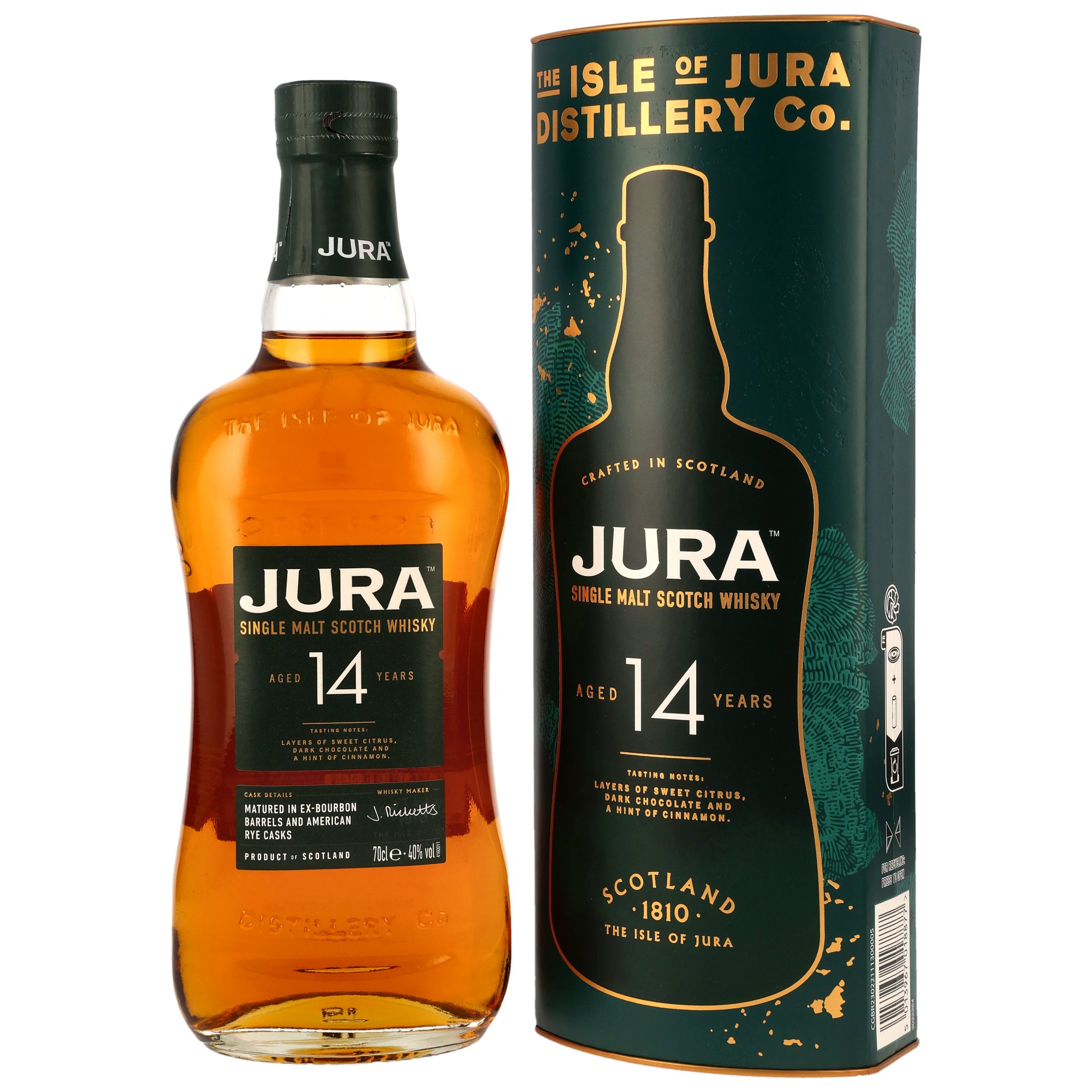 Jura 14 y.o. American Rye Cask - neue Ausstattung