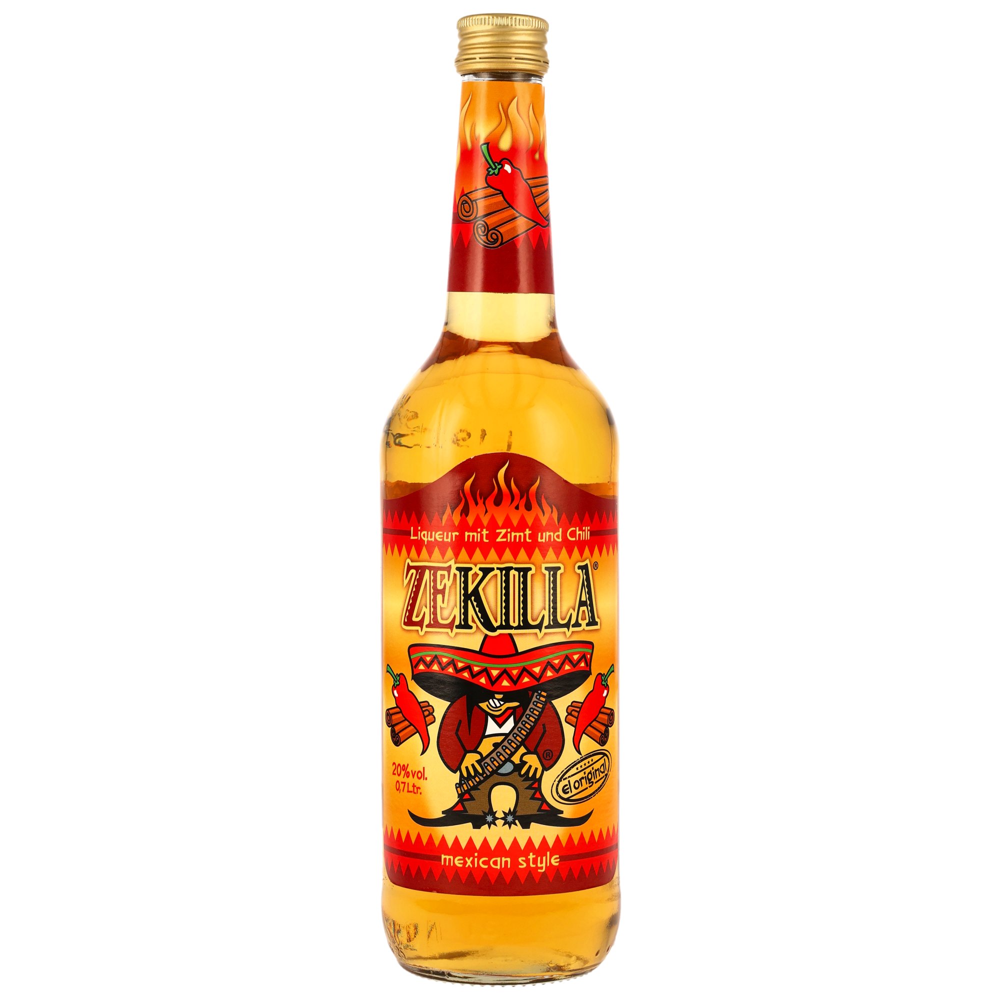 Zekilla Likör mit Zimt und Chilli