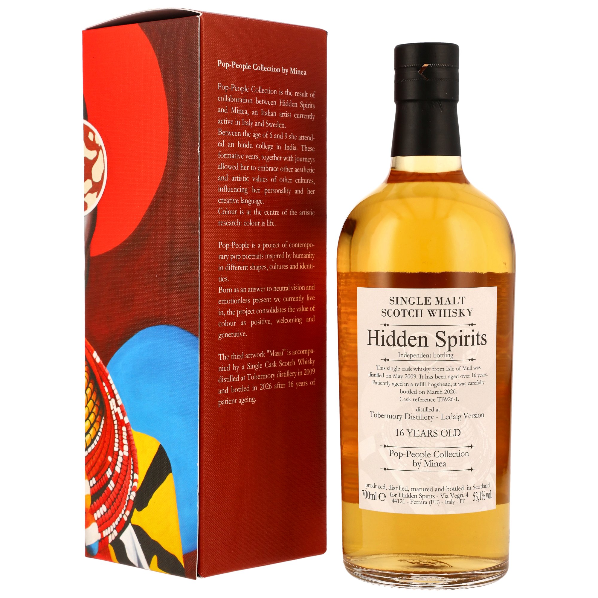 Ledaig (Tobermory) 2009/2026 - 16 y.o. - Refill Hogshead #TB926-L - Hidden Spirits
