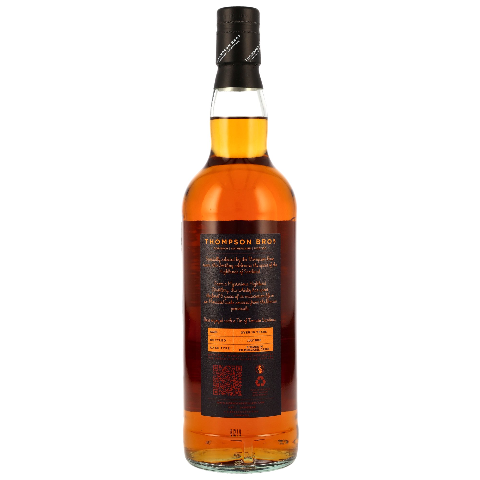 Highland Single Malt Whisky 16 y.o. - Moscatel Casks Finish - Thompson Bros.
