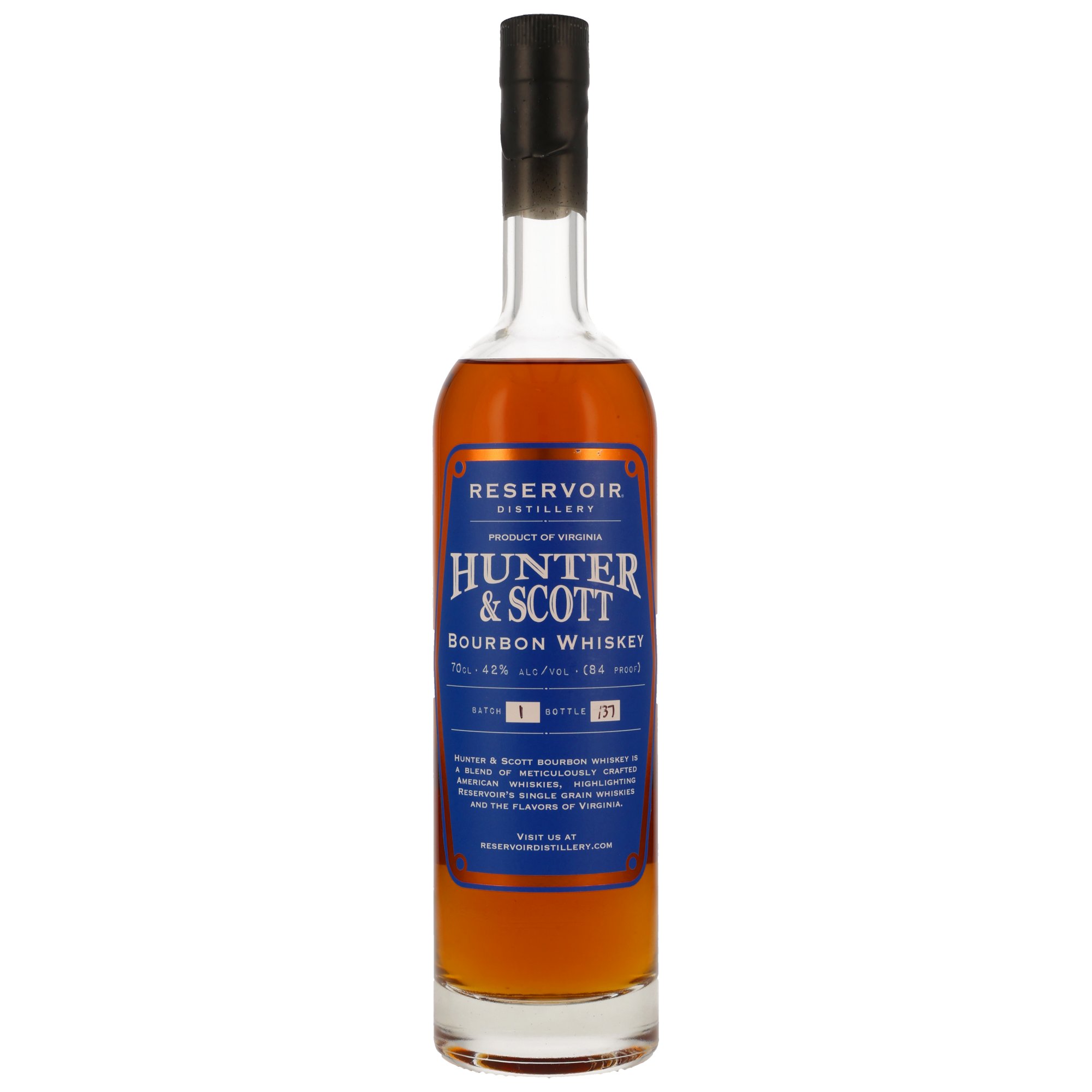 Reservoir Virginia Hunter & Scott Bourbon Whiskey