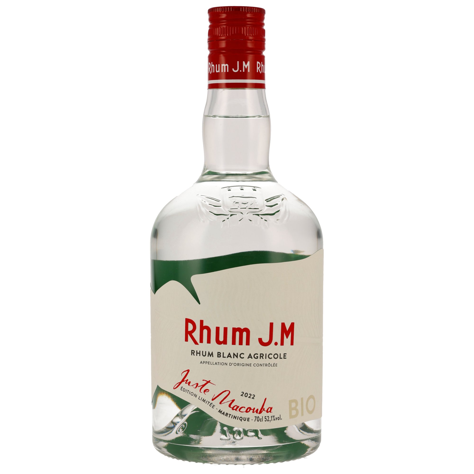 Rhum J.M Blanc Agricole Juste Macouba BIO
