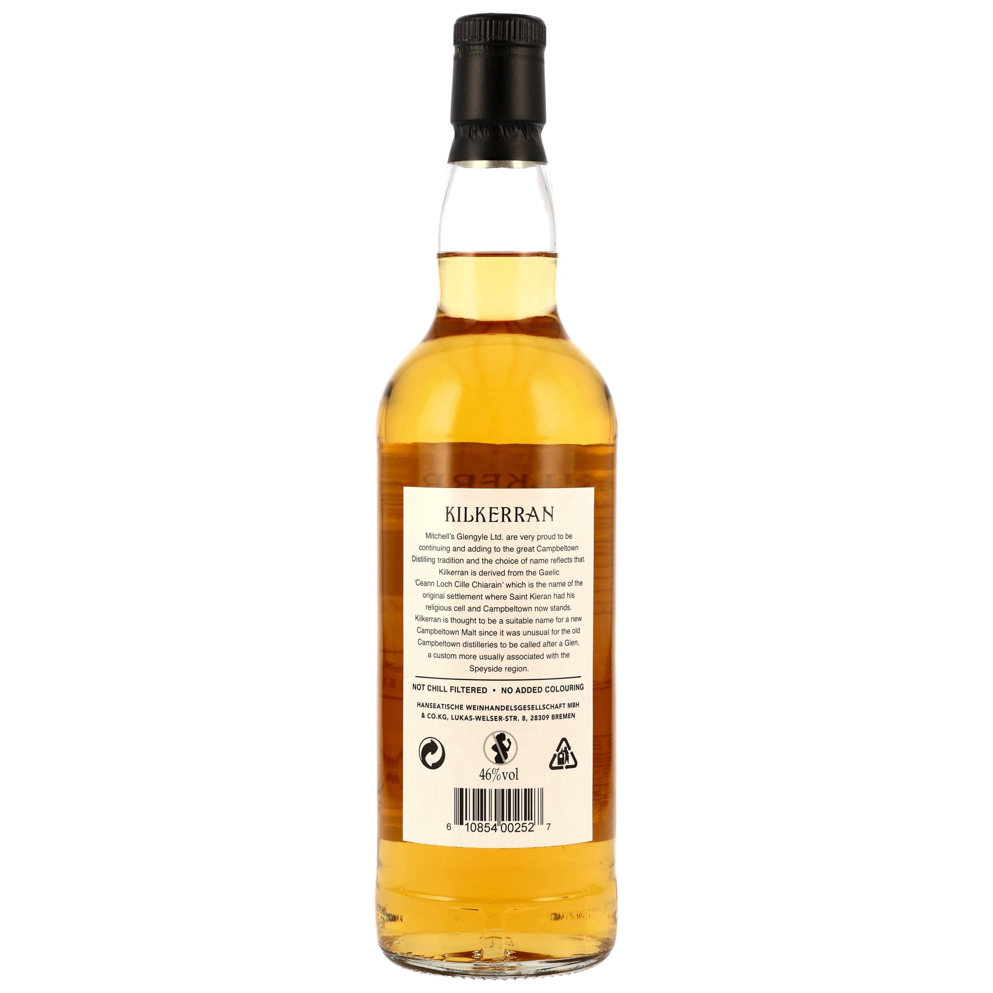 Kilkerran 12 y.o. - ohne Tube (schlanke Flasche)