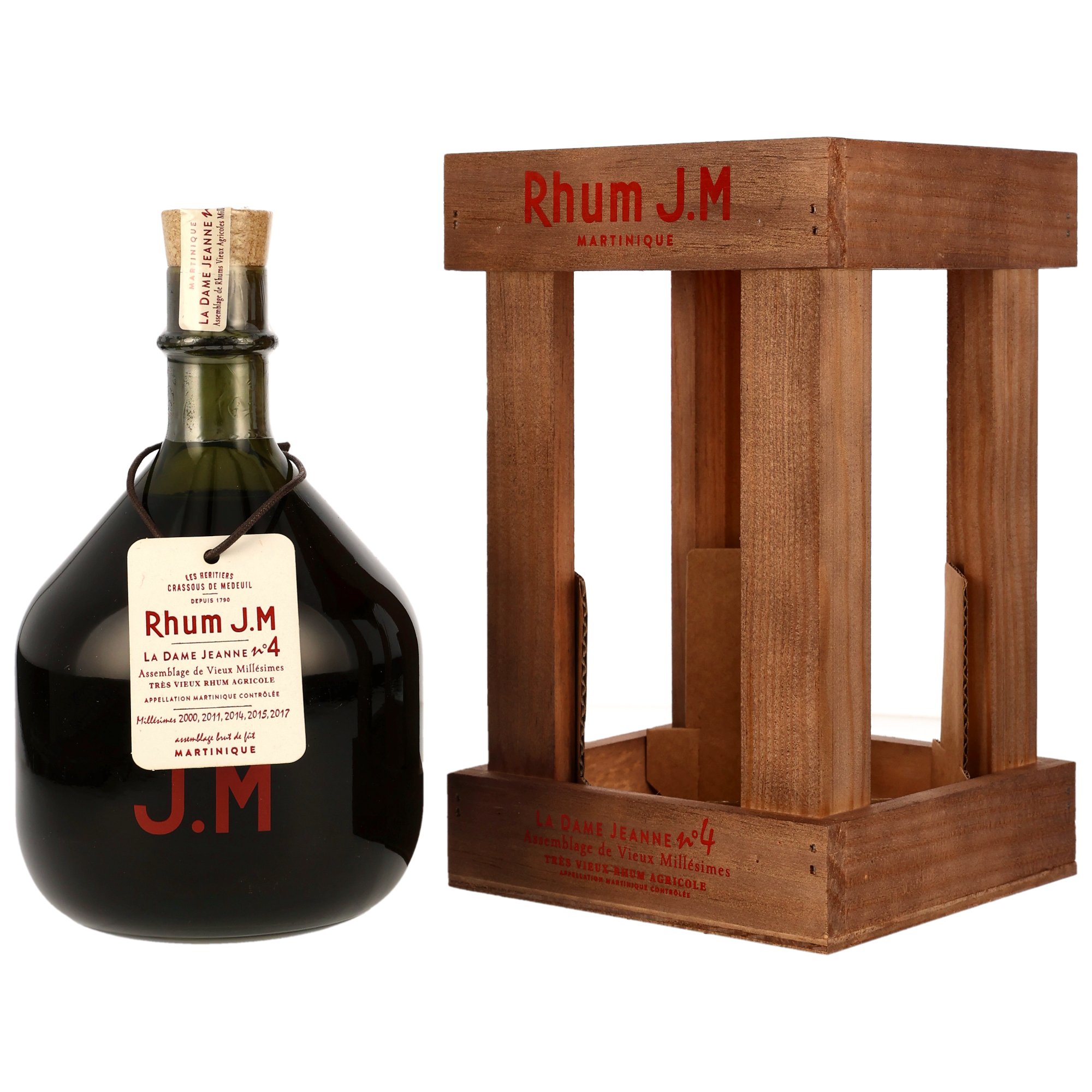 Rhum J.M Dame Jeanne N.4 - Très Vieux Rhum Agricole