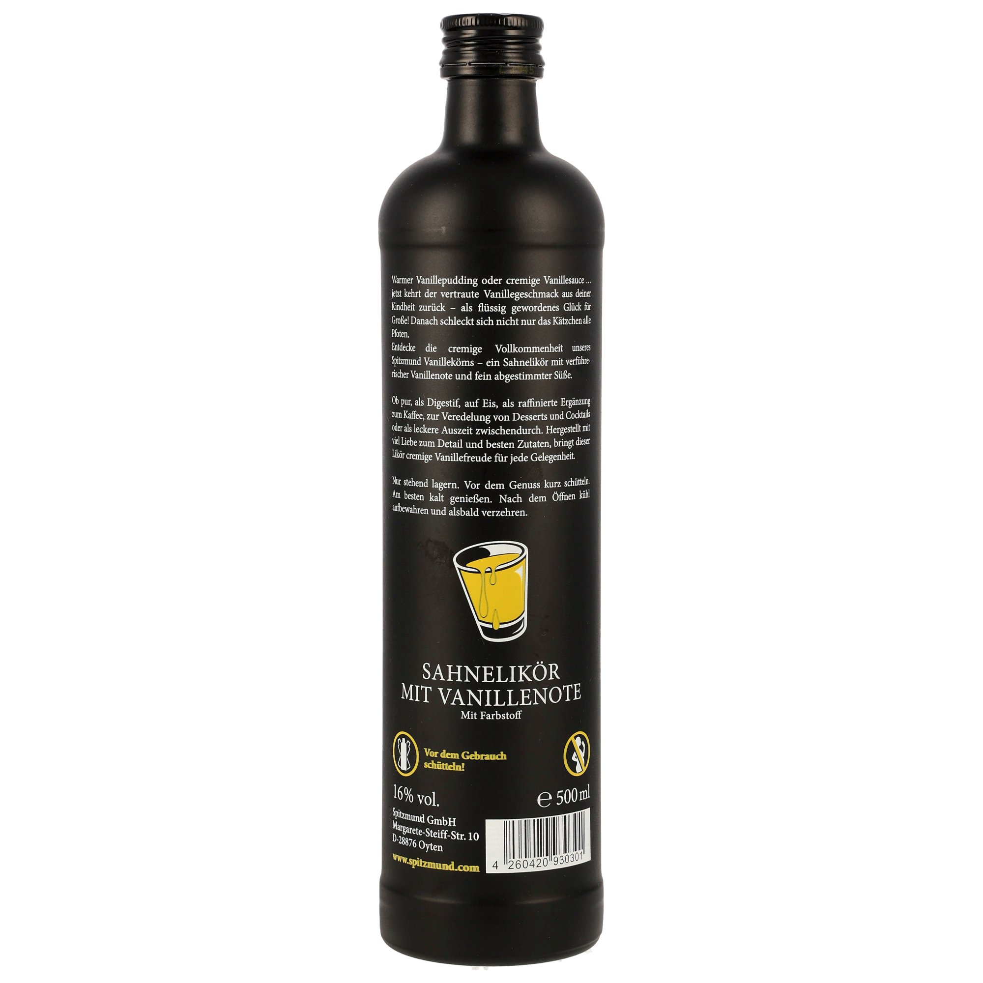 Spitzmund Vanilleköm Sahnelikör