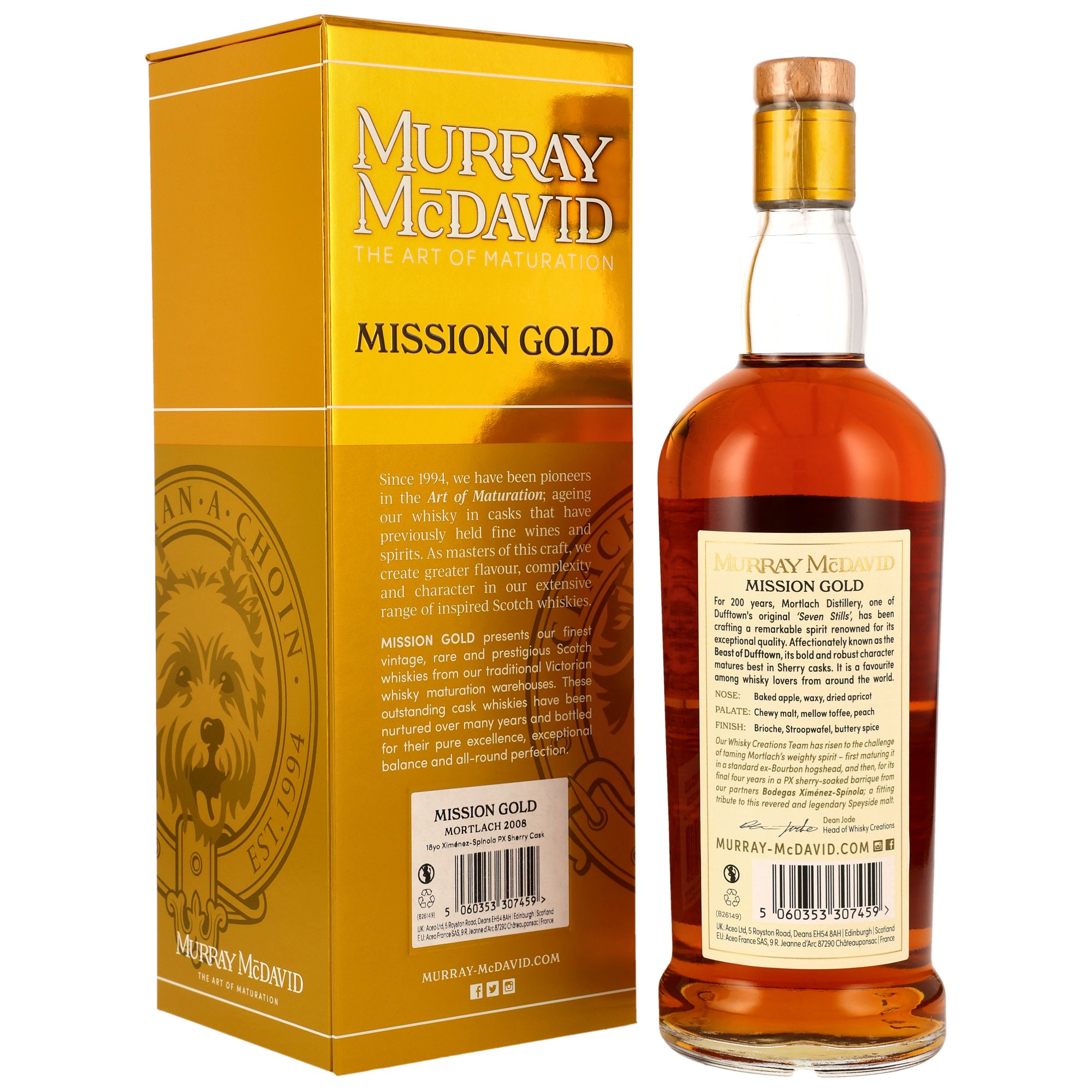 Mortlach 2008/2026 - 18 y.o. - PX Sherry Cask - Murray McDavid