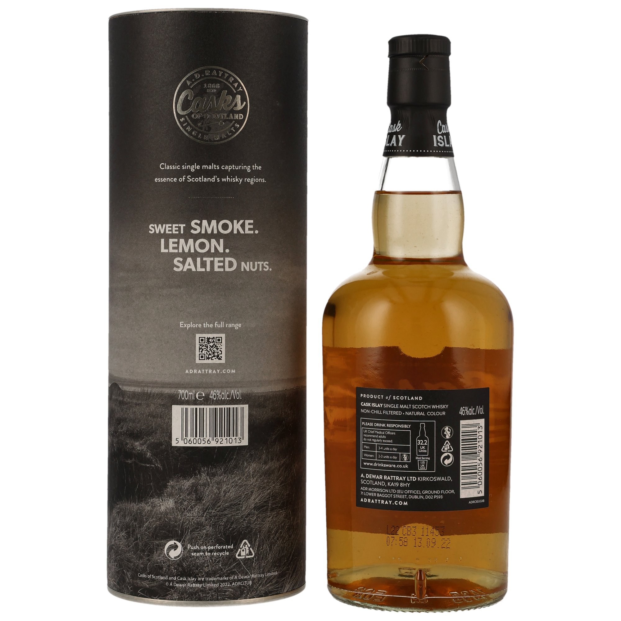 Cask Islay Classic - A.D. Rattray in Tube