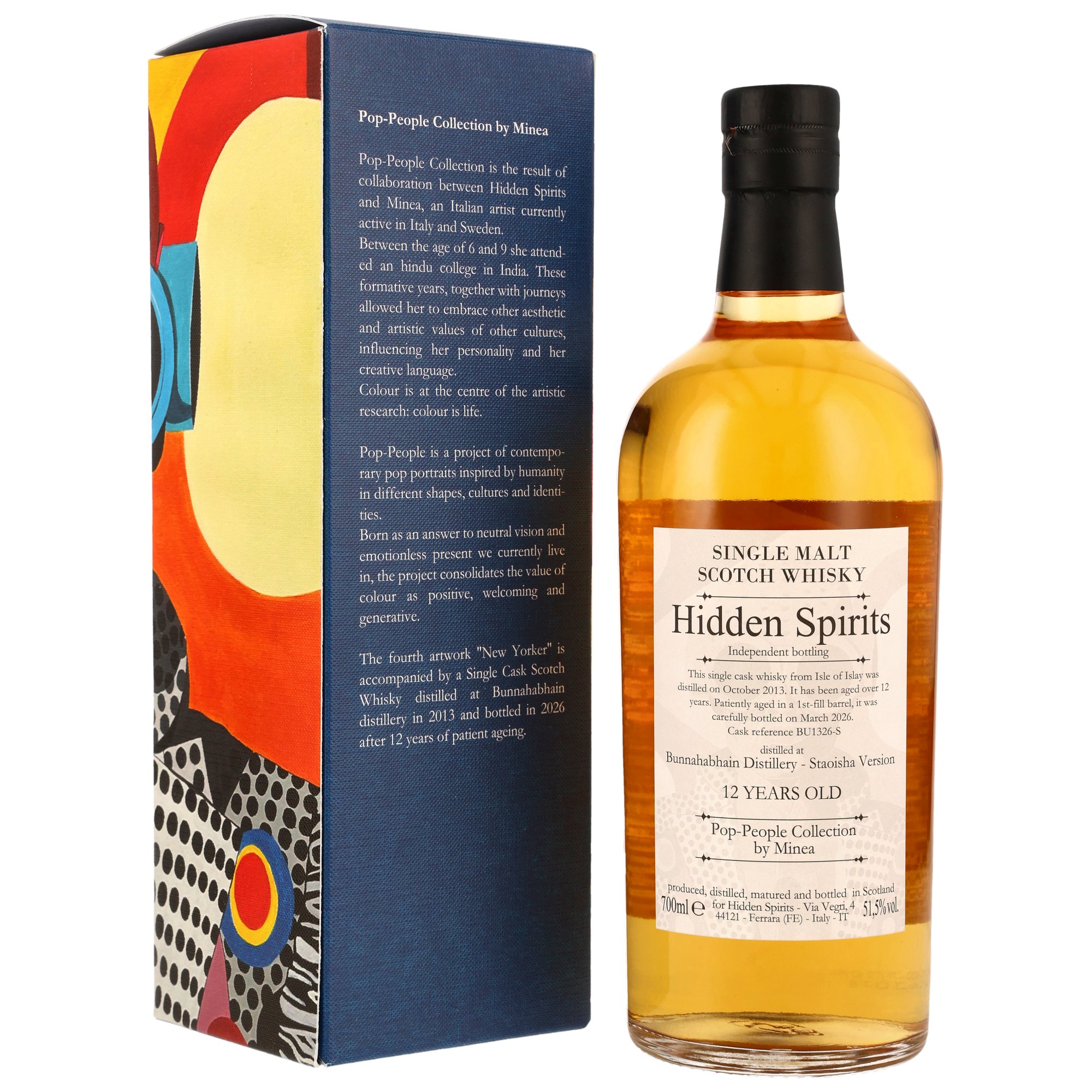 Bunnahabhain Staoisha 2013/2026 - 12 y.o. - 1st Fill Barrel #BU1326-S - Hidden Spirits