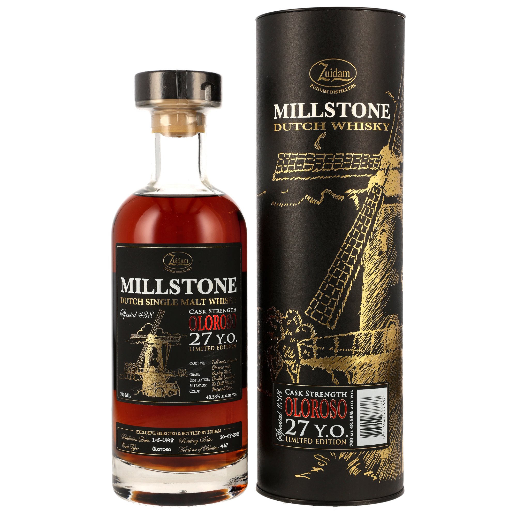 Millstone 1998/2025 - 27 y.o. - Single Malt Whisky - Oloroso Sherry Cask - Special #38