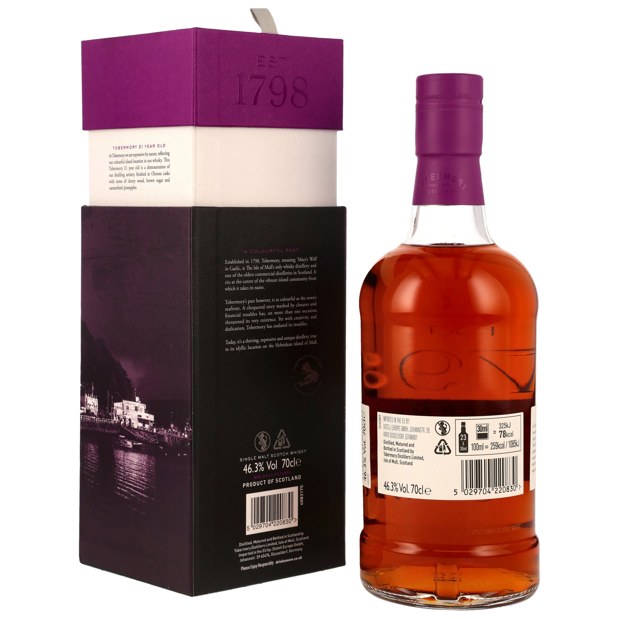 Tobermory 21 y.o. Oloroso Sherry Cask Finish - neue Ausstattung