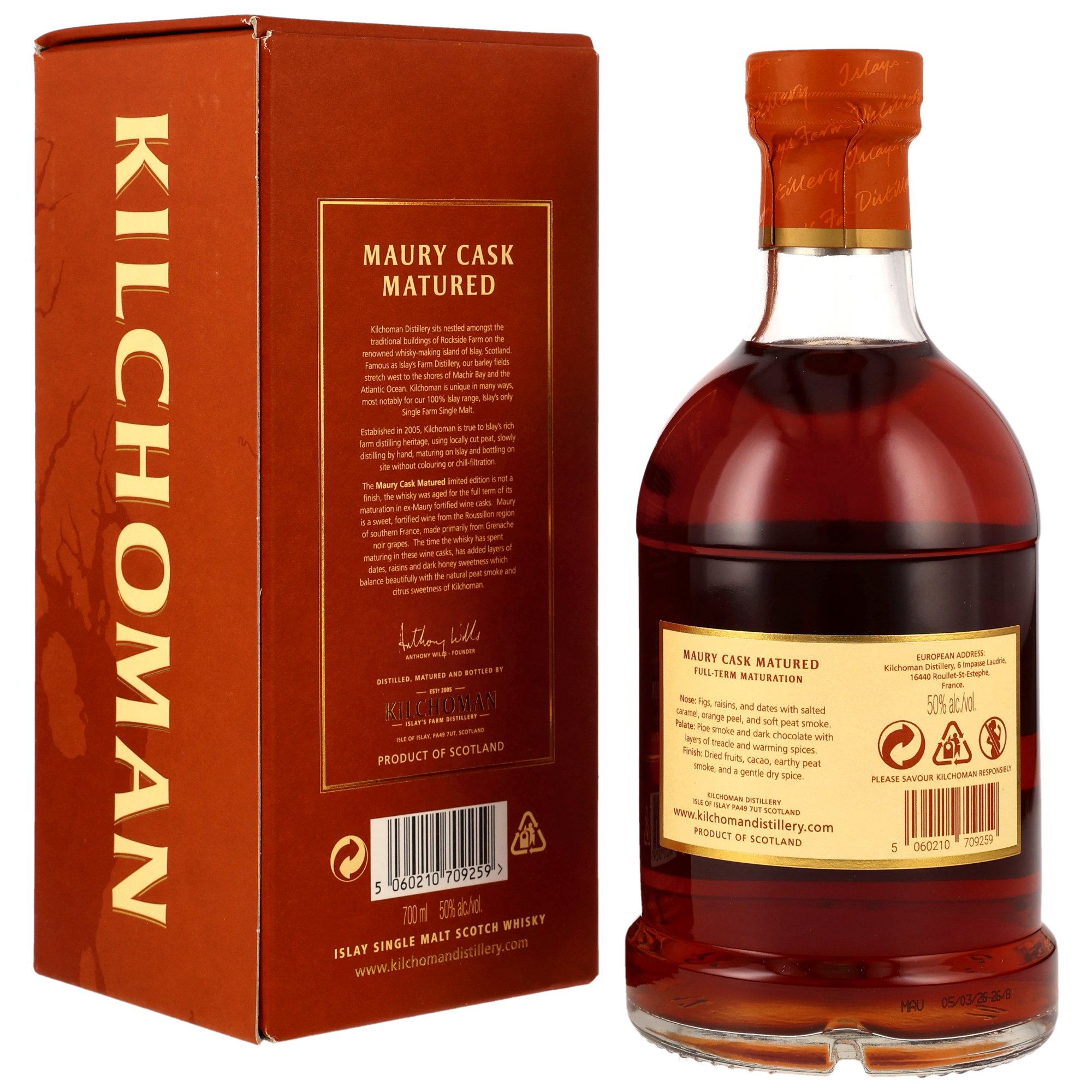 Kilchoman Single Malt Maury Cask
