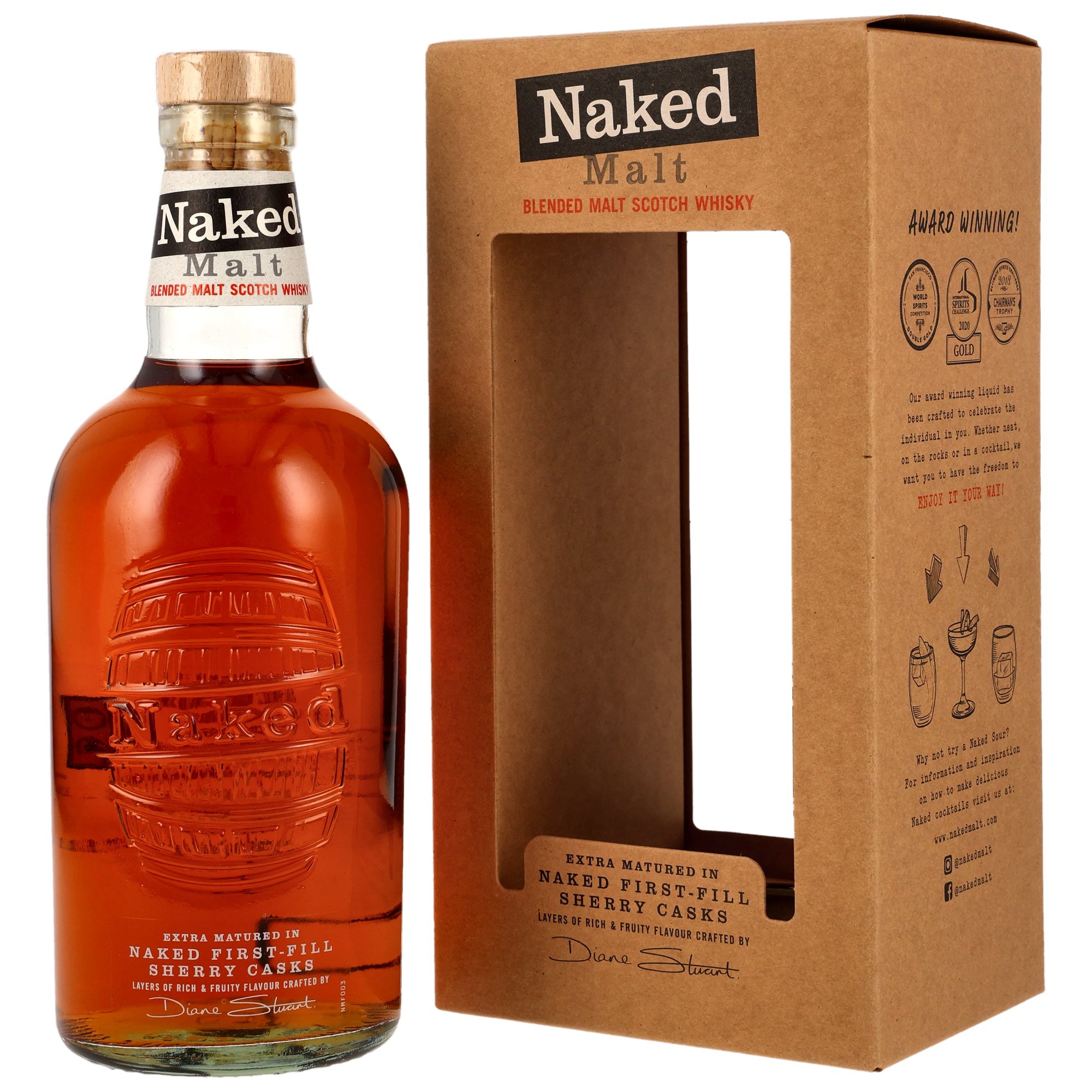 Naked Malt - Blended Malt Scotch Whisky (Naked Grouse) in GP