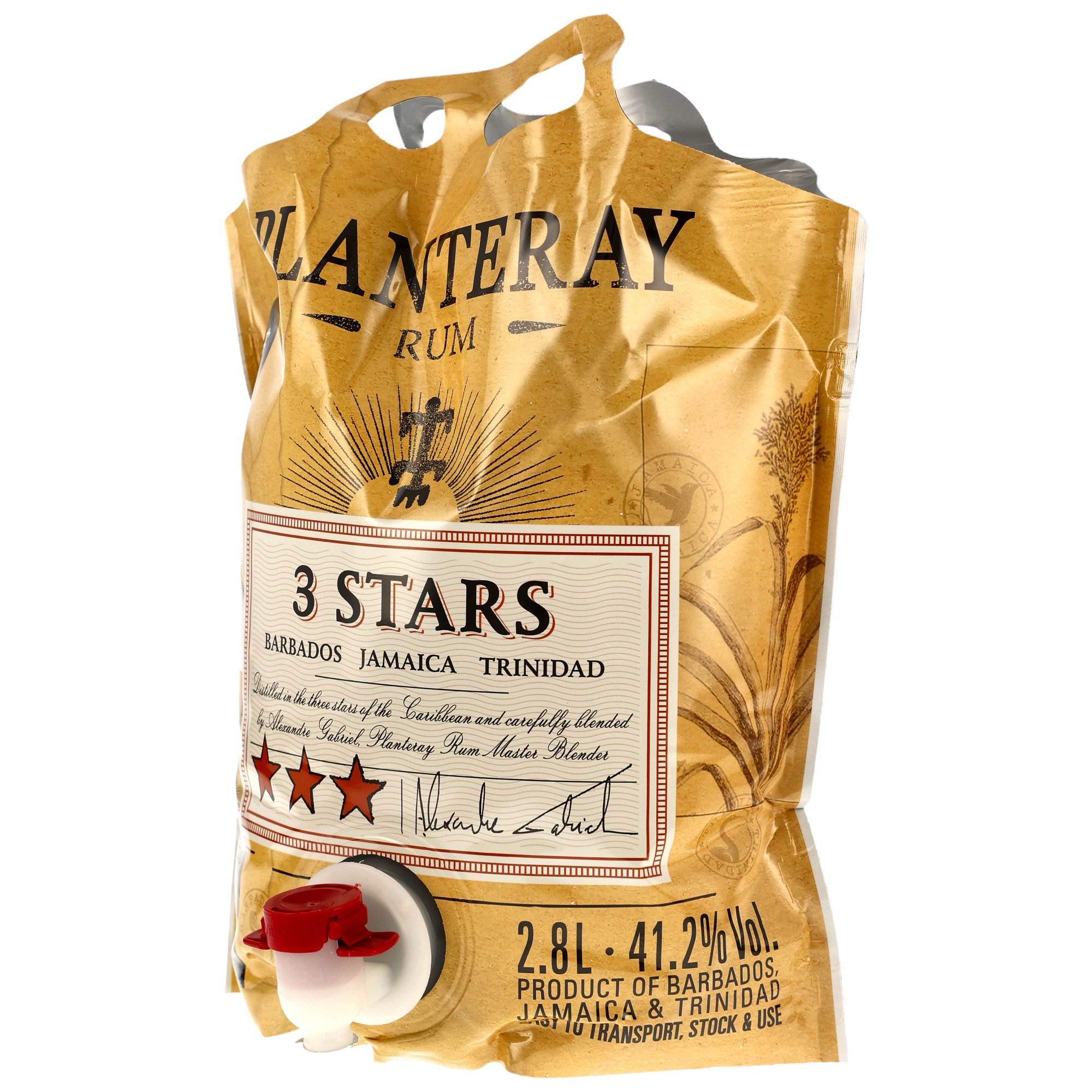 Planteray (Plantation) 3 Stars Jamaica Barbados Trinidad - 2,8L Pouch