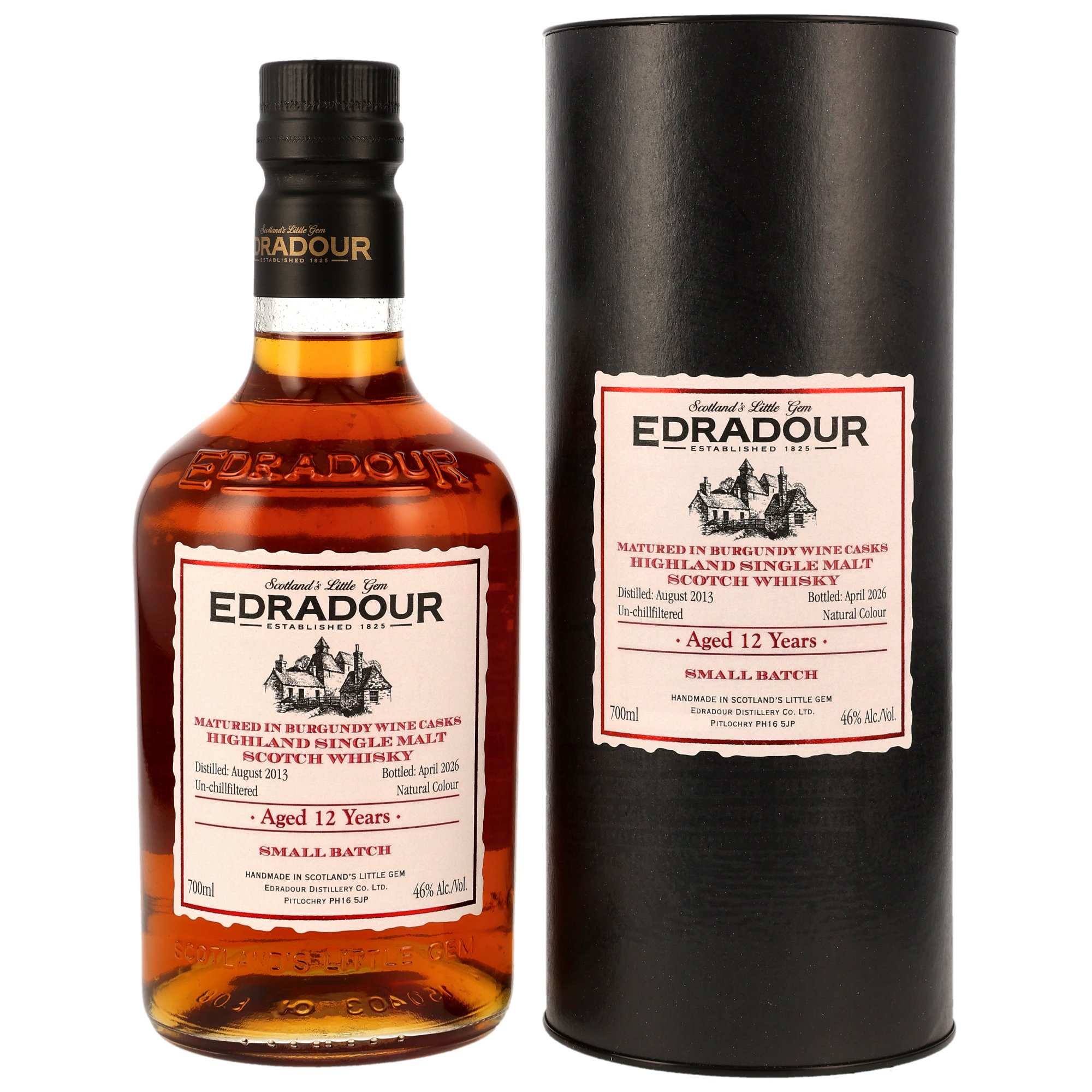 Edradour 2013/2026 - 12 y.o. - 1st Fill Burgundy Wine Casks - Small Batch