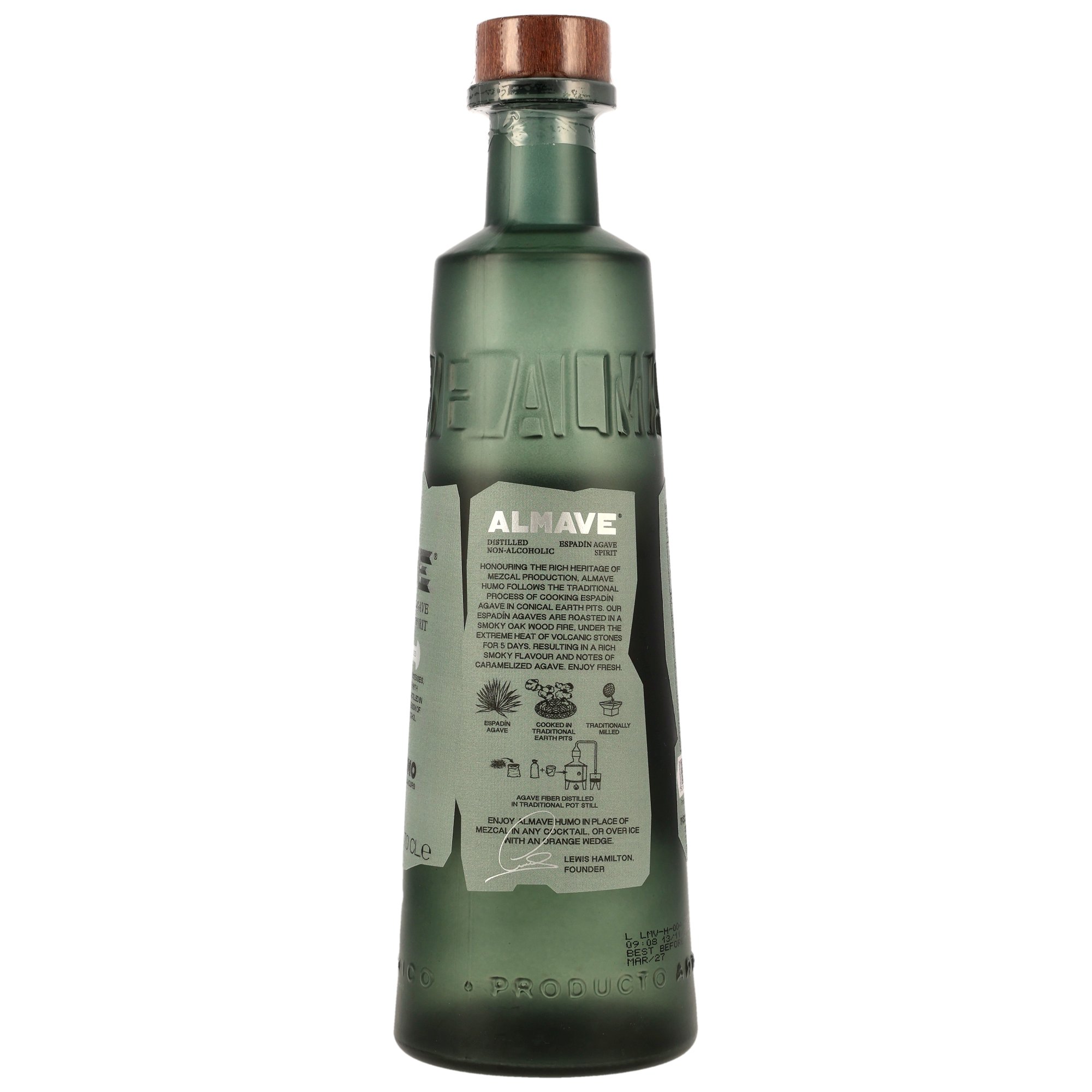 Almave Humo Blue Agave Spirit 0,0% (Lewis Hamilton)