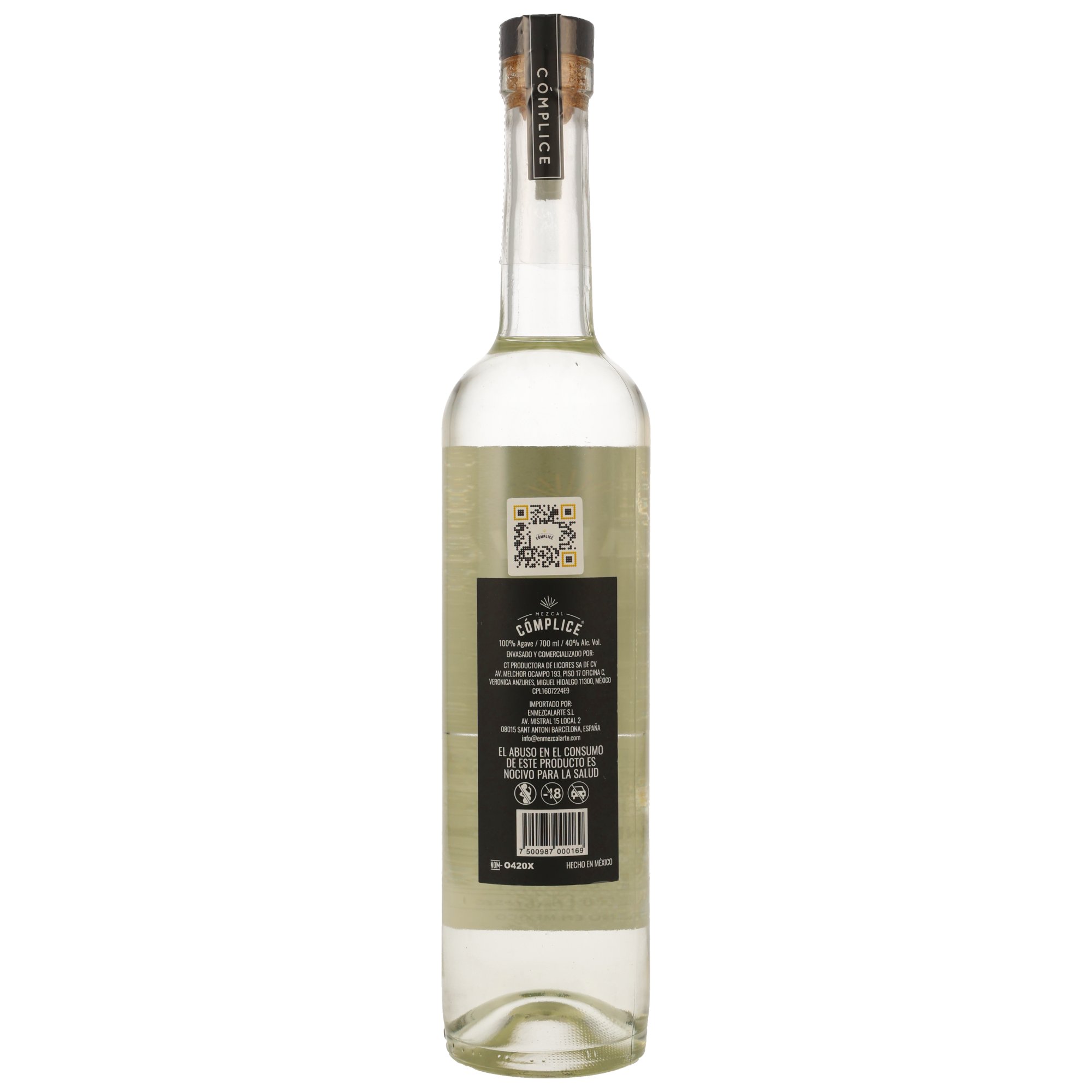 Mezcal Complice Maguey Espadin - Cuishe - Origenes Ensamble
