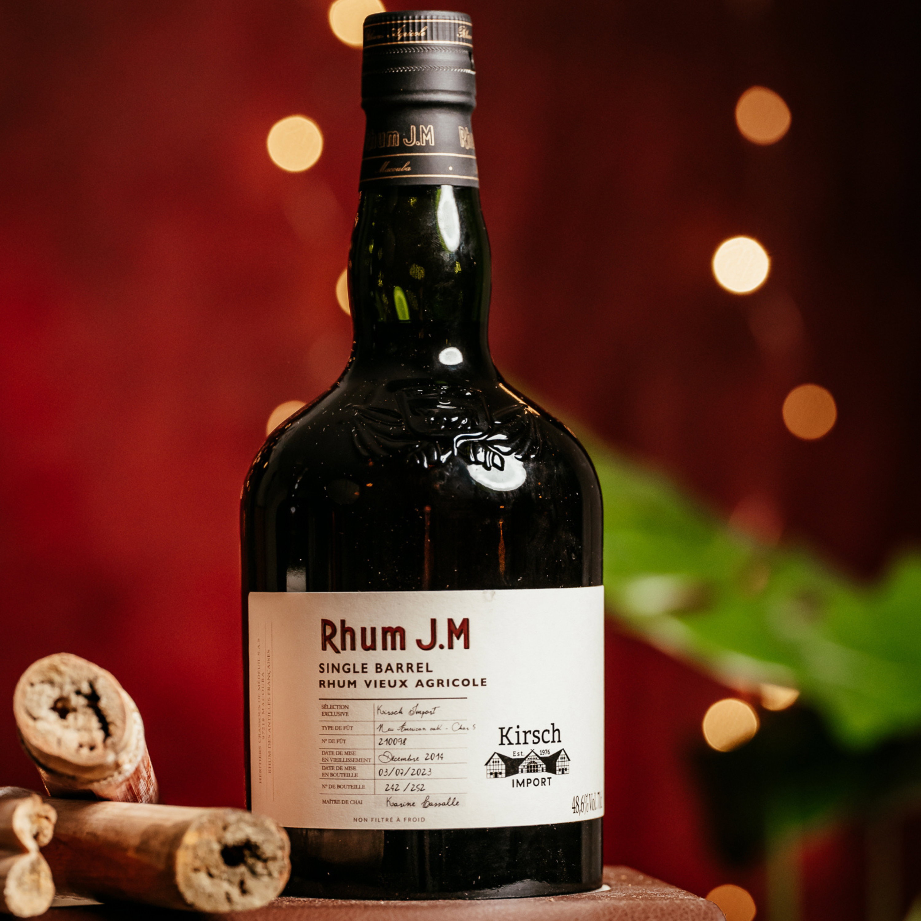 Rhum J.M 2014/2023 - Single Barrel Fut # 210098