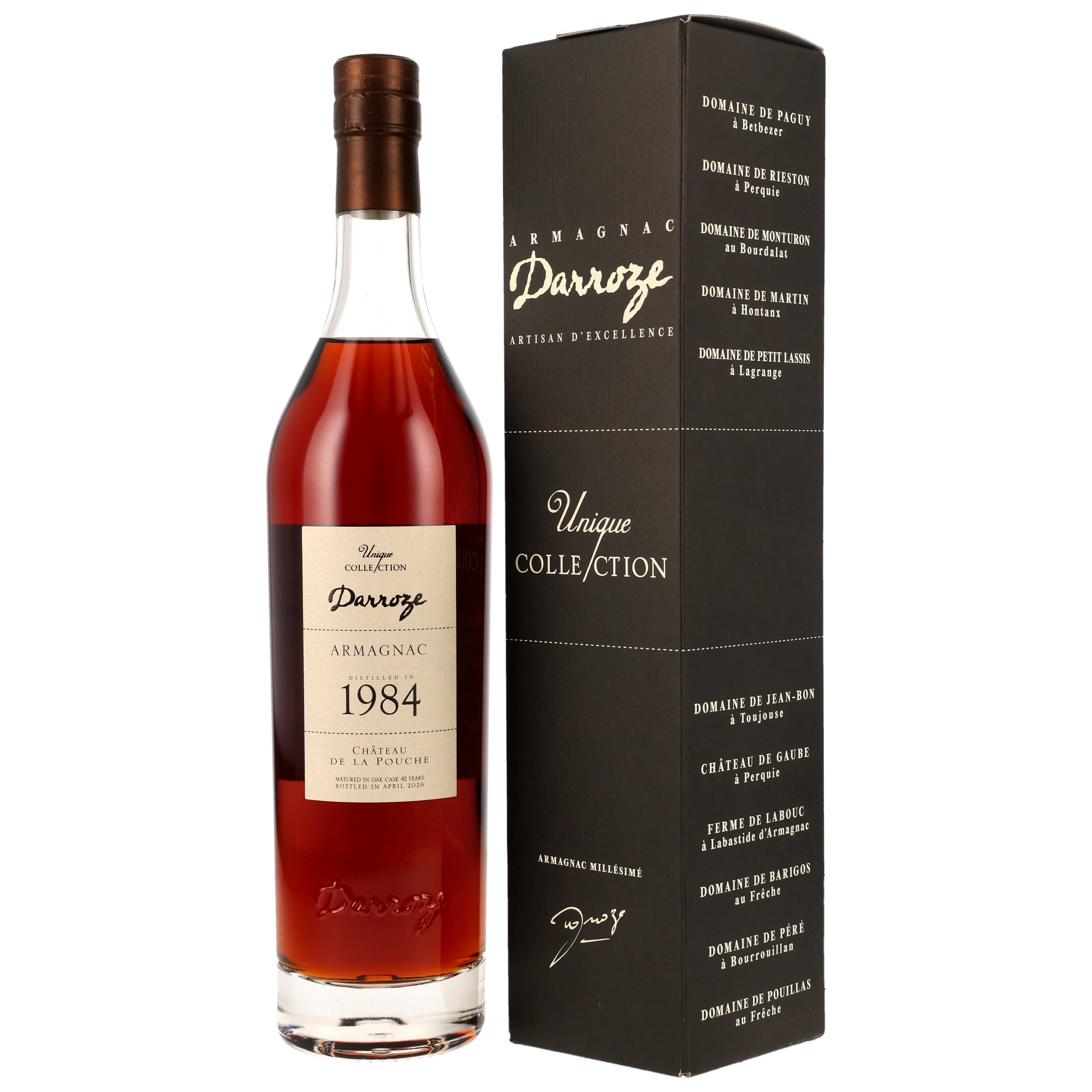 Chateau de la Pouche 1984/2026 - 42 y.o. - Armagnac Darroze