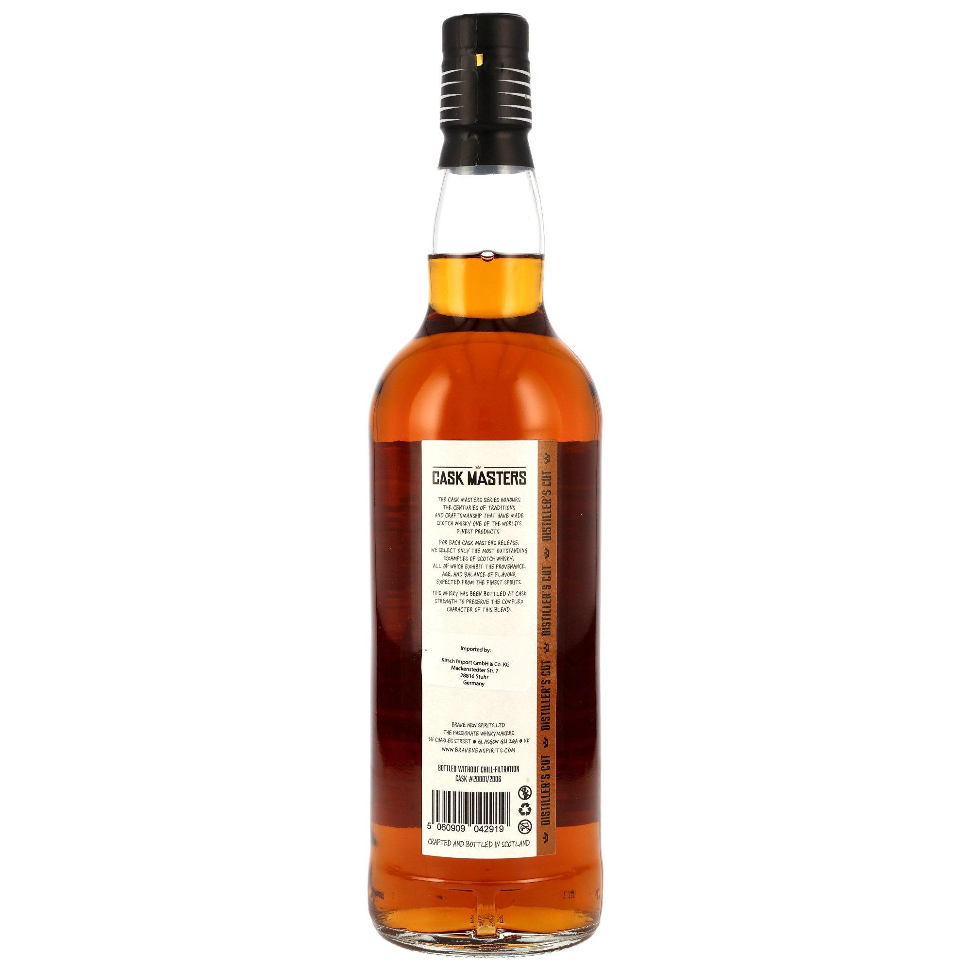 Blended Malt 2006/2025 - 19 y.o. - 2nd Fill Sherry Cask #2001/2006 - Cask Masters - Brave New Spirits