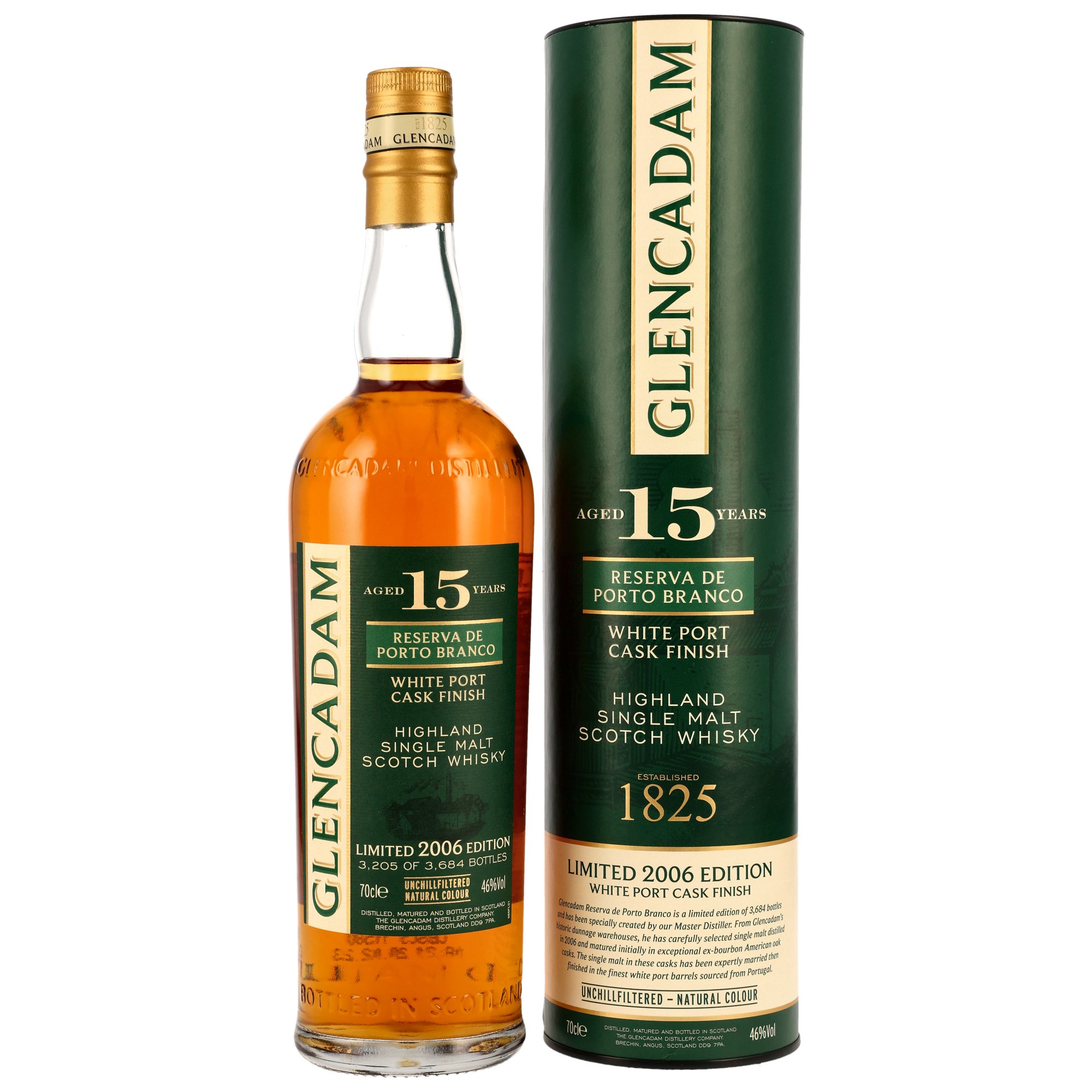 Glencadam 15 y.o. Reserva De Porto Branco – White Port Cask Finish
