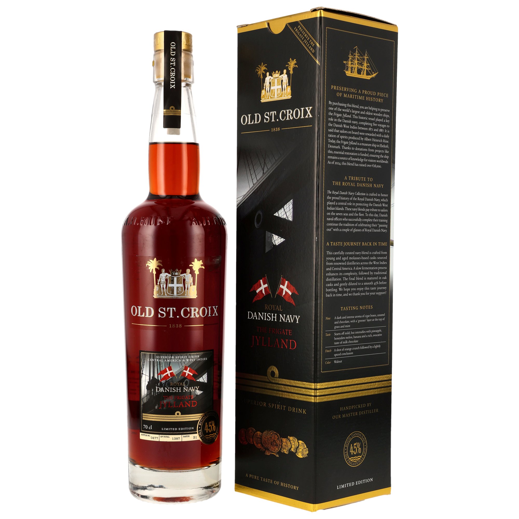 Old St. Croix (Riise) Danish Navy Frigatte Jylland