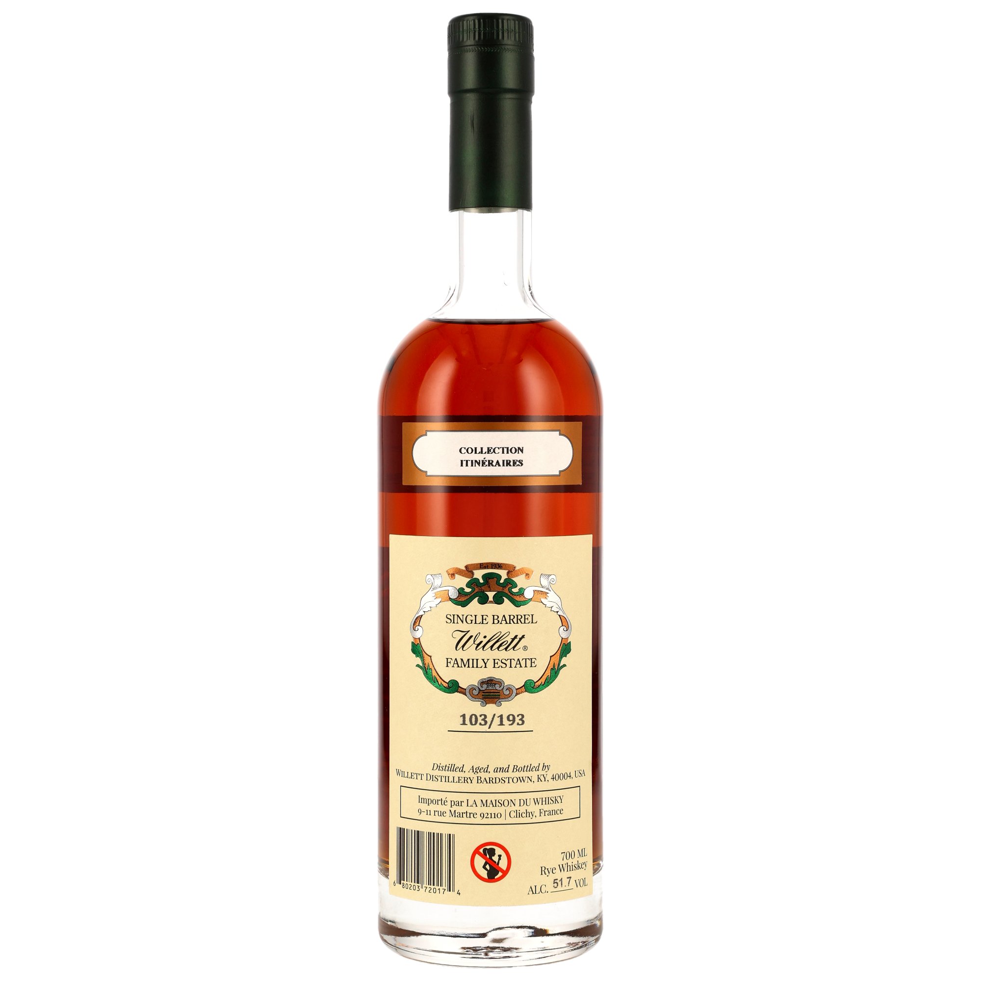 Willett 10 y.o. Rye Single Barrel #11514