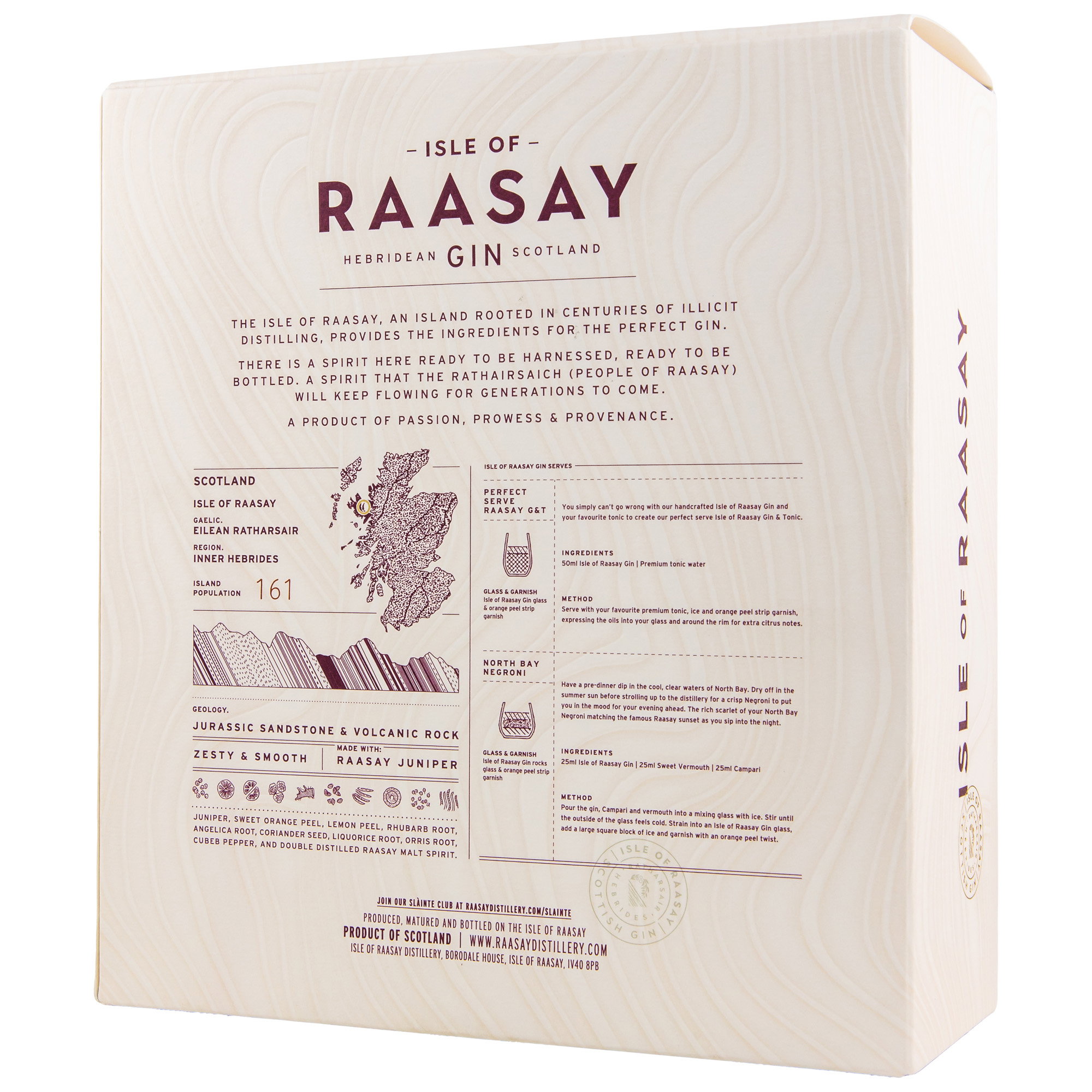 Isle of Raasay Hebridean Gin - Glas GP