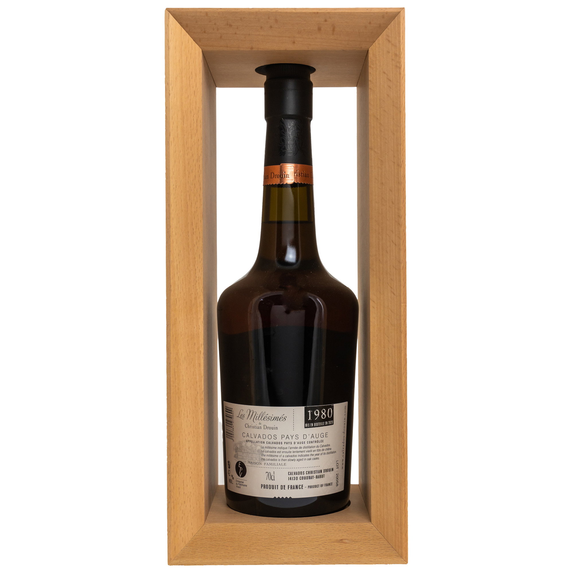 Christian Drouin Millésime 1980/2020 Calvados Pays d'Auge
