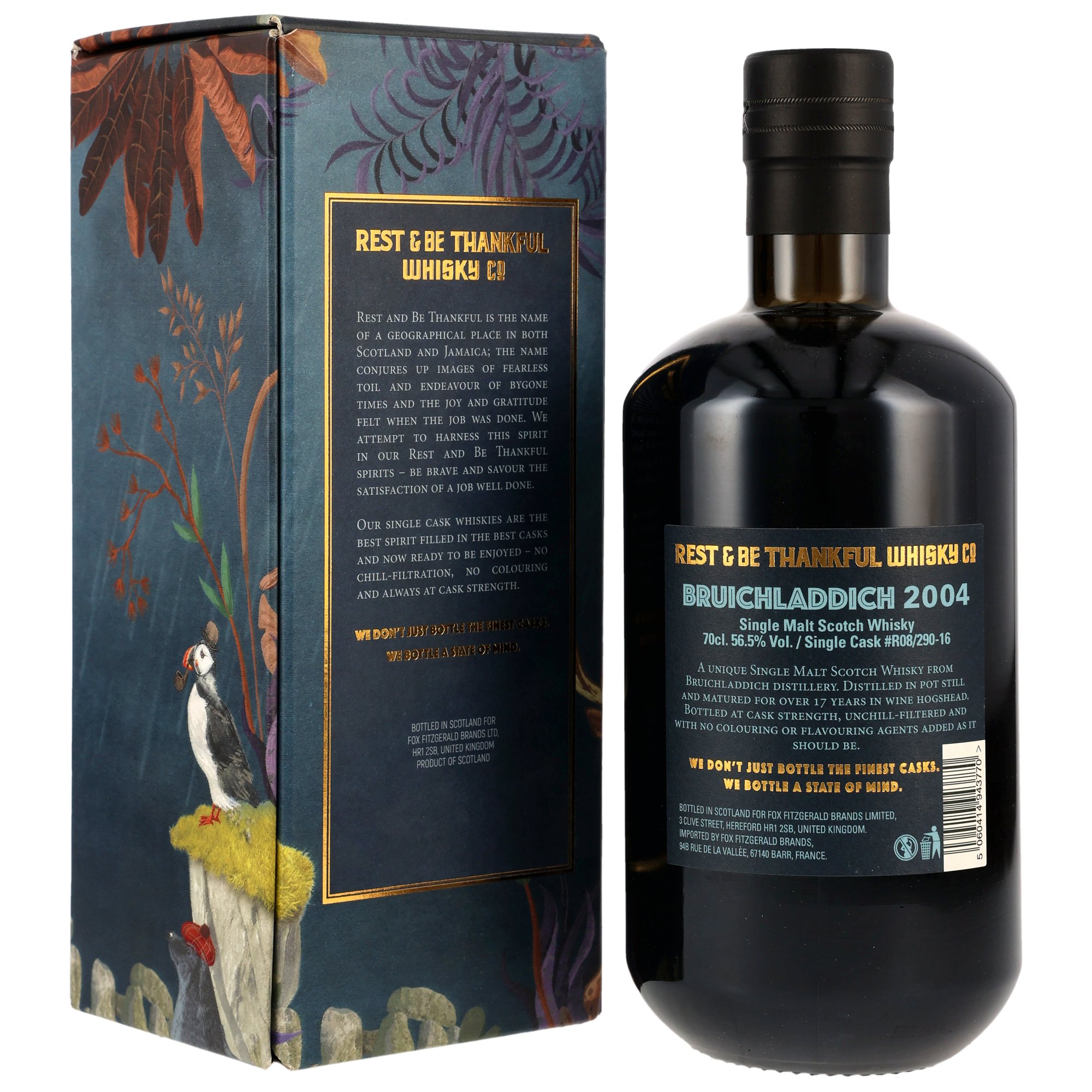 Bruichladdich 17 y.o. - Single Cask #R08/290-16 - Rest & Be Thankful