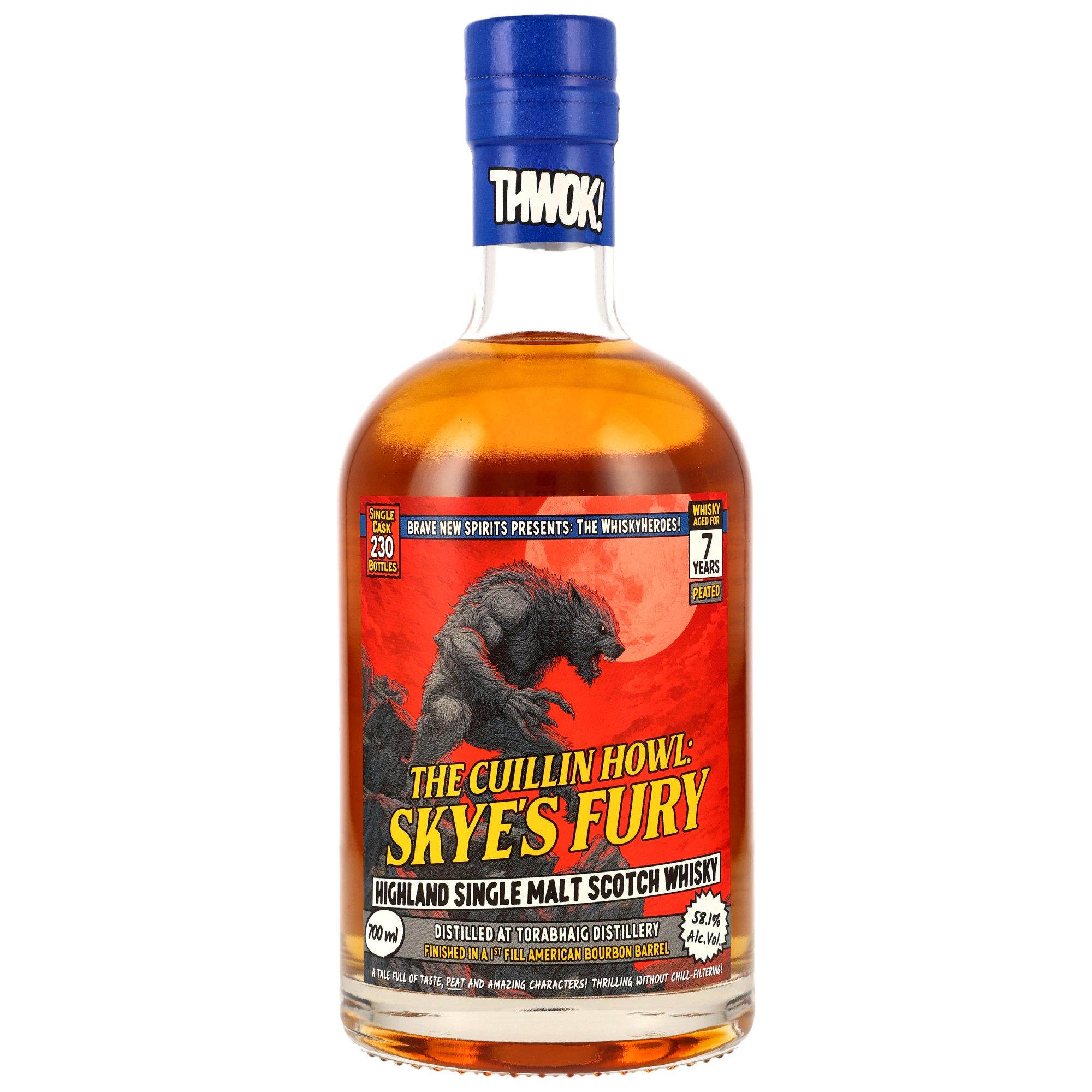 Torabhaig 7 y.o. Whiskyheroes: The Cuillin Howl: Skyes Fury - Brave New Spirits