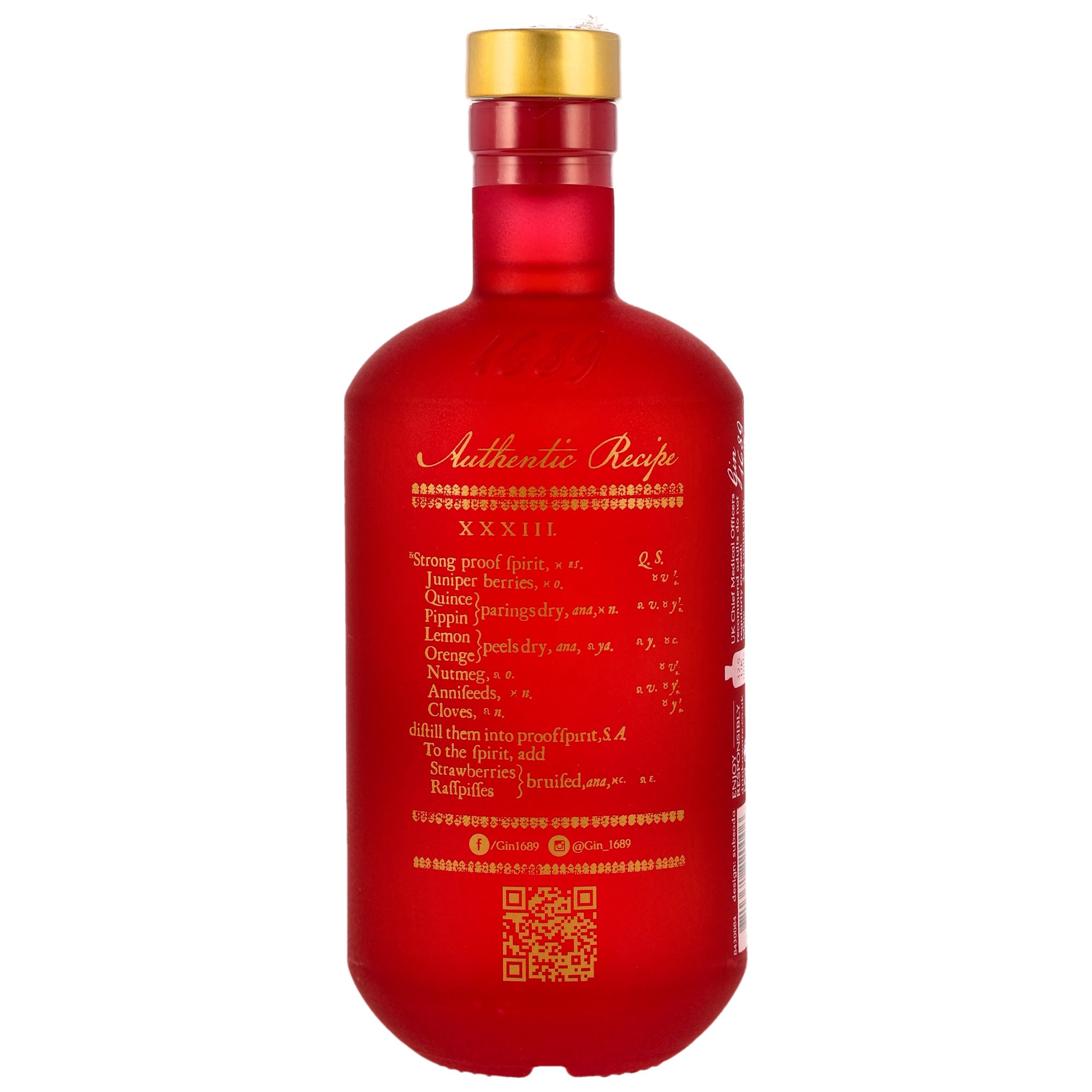Gin 1689 Authentic Dutch Pink Gin