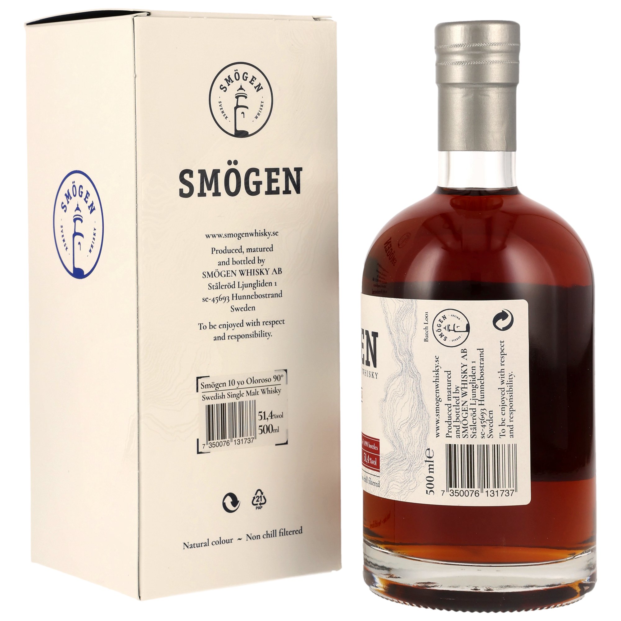 Smögen 10 y.o. - Oloroso Sherry Hogsheads - Swedish Single Malt