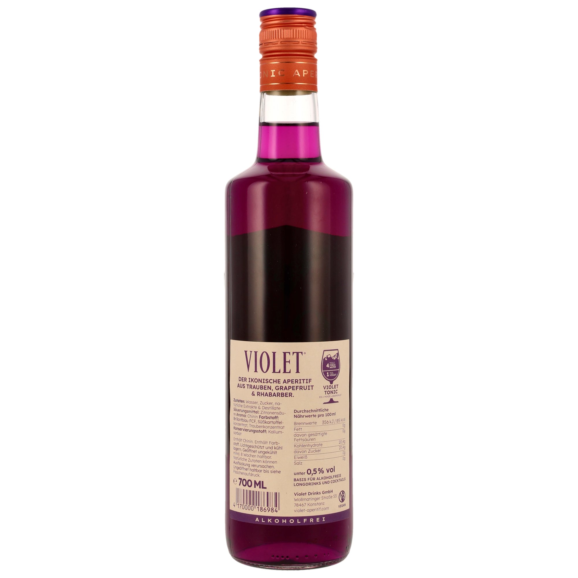 Violet Aperitif - Alkoholfrei MHD Artikel - The Iconic Aperitif