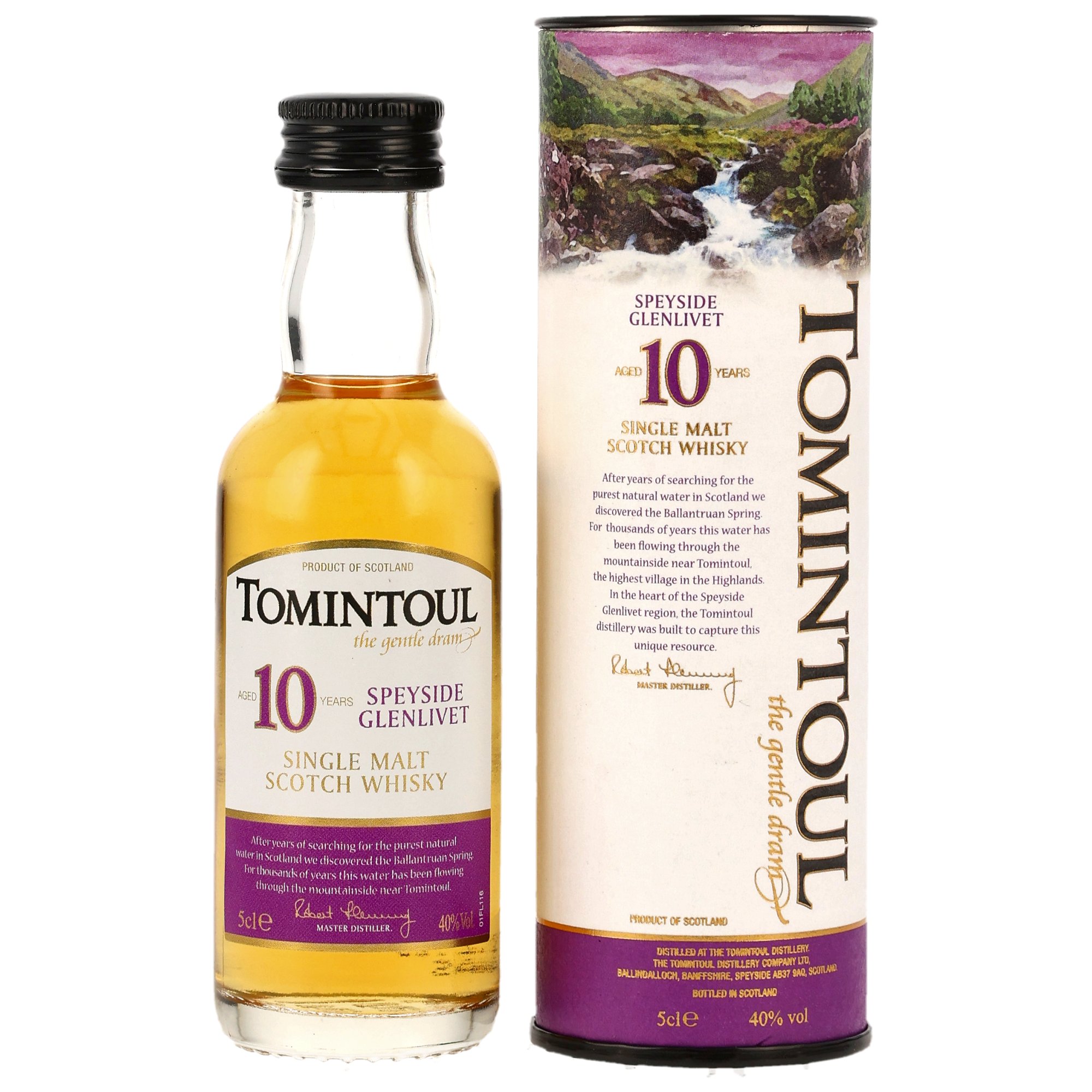 Tomintoul 10 y.o. - Mini Neue Ausstattung