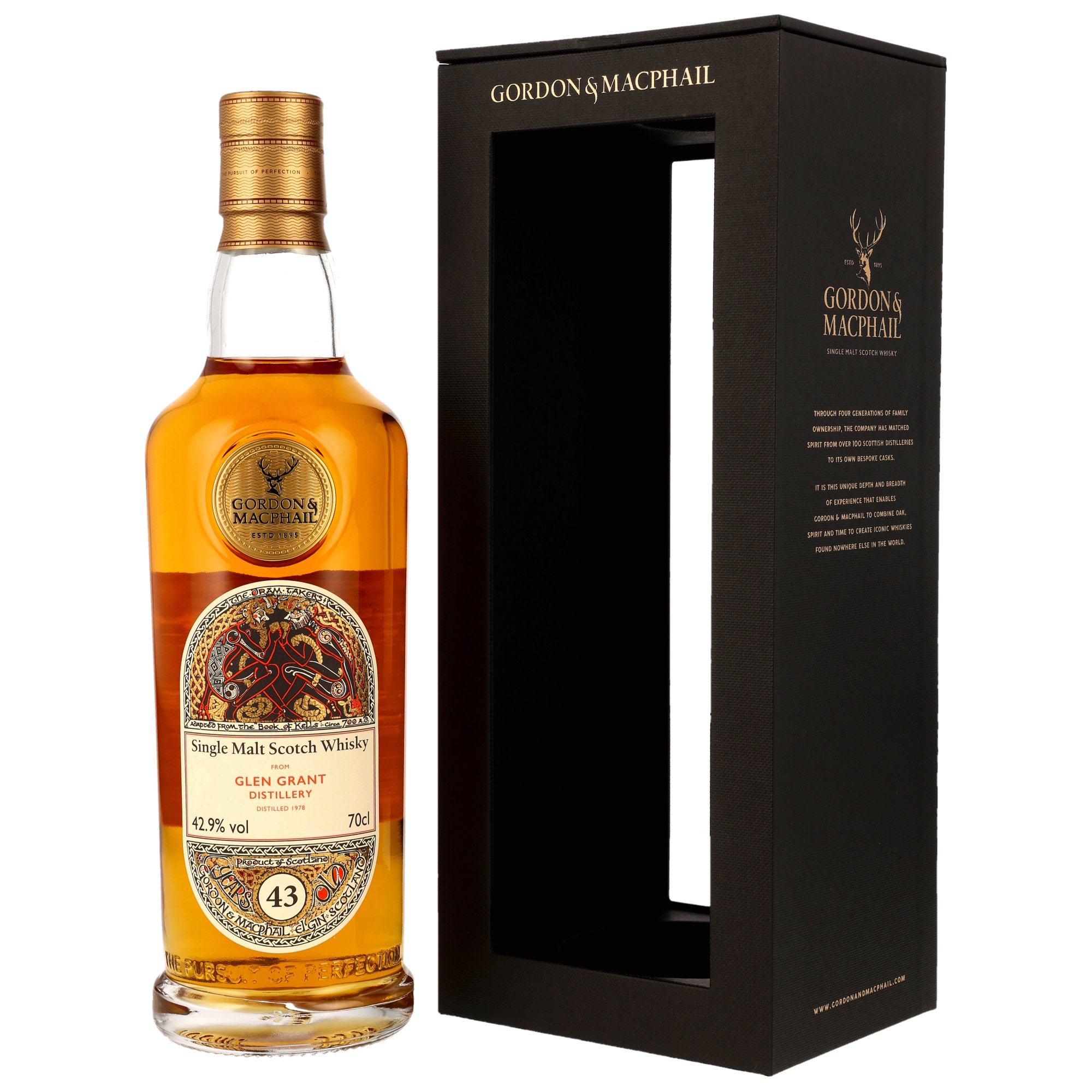 Glen Grant 1978/2022 - 43 y.o. - Refill American Hogshead #20953 - G&M Dram Takers Collection