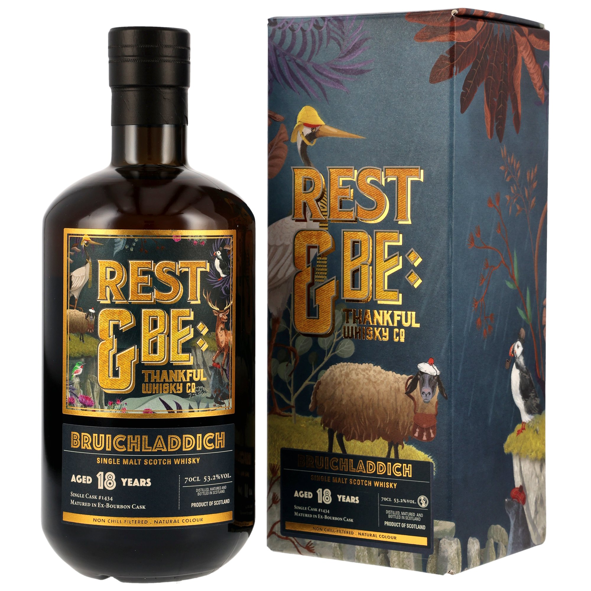 Bruichladdich 18 y.o. - Single Cask #1434 - Rest & Be Thankful