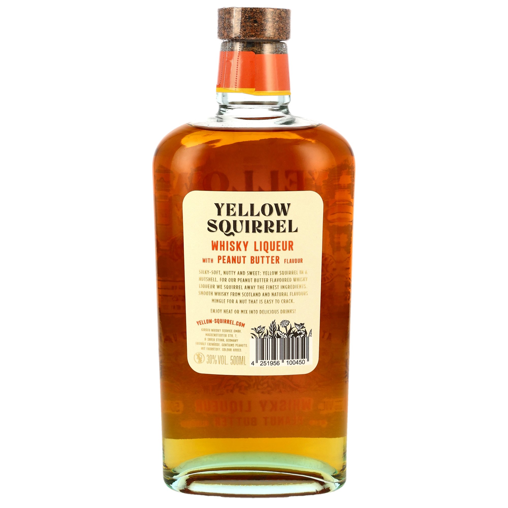 Yellow Squirrel Peanut Butter Whisky Liqueur (Erdnussbutter Likör)