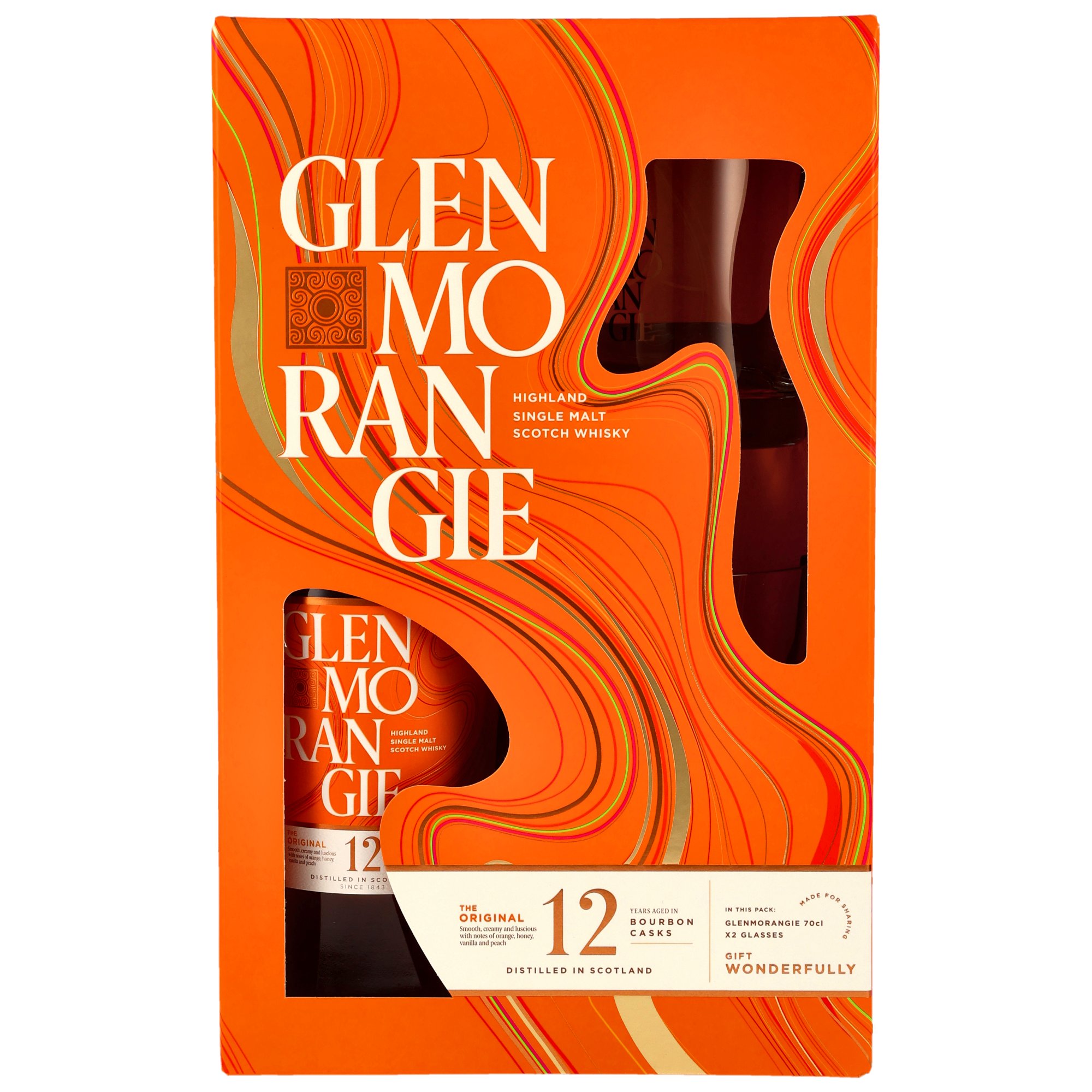 Glenmorangie 12 y.o. Original + 2 Gläser