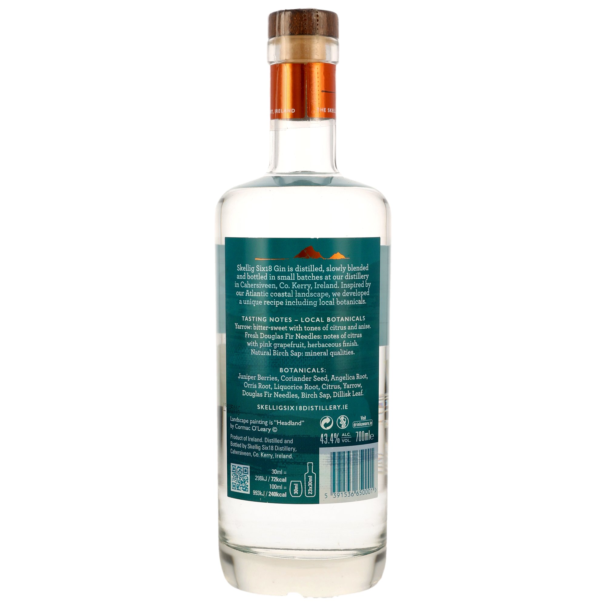 Skellig Six18 Pot Still Gin
