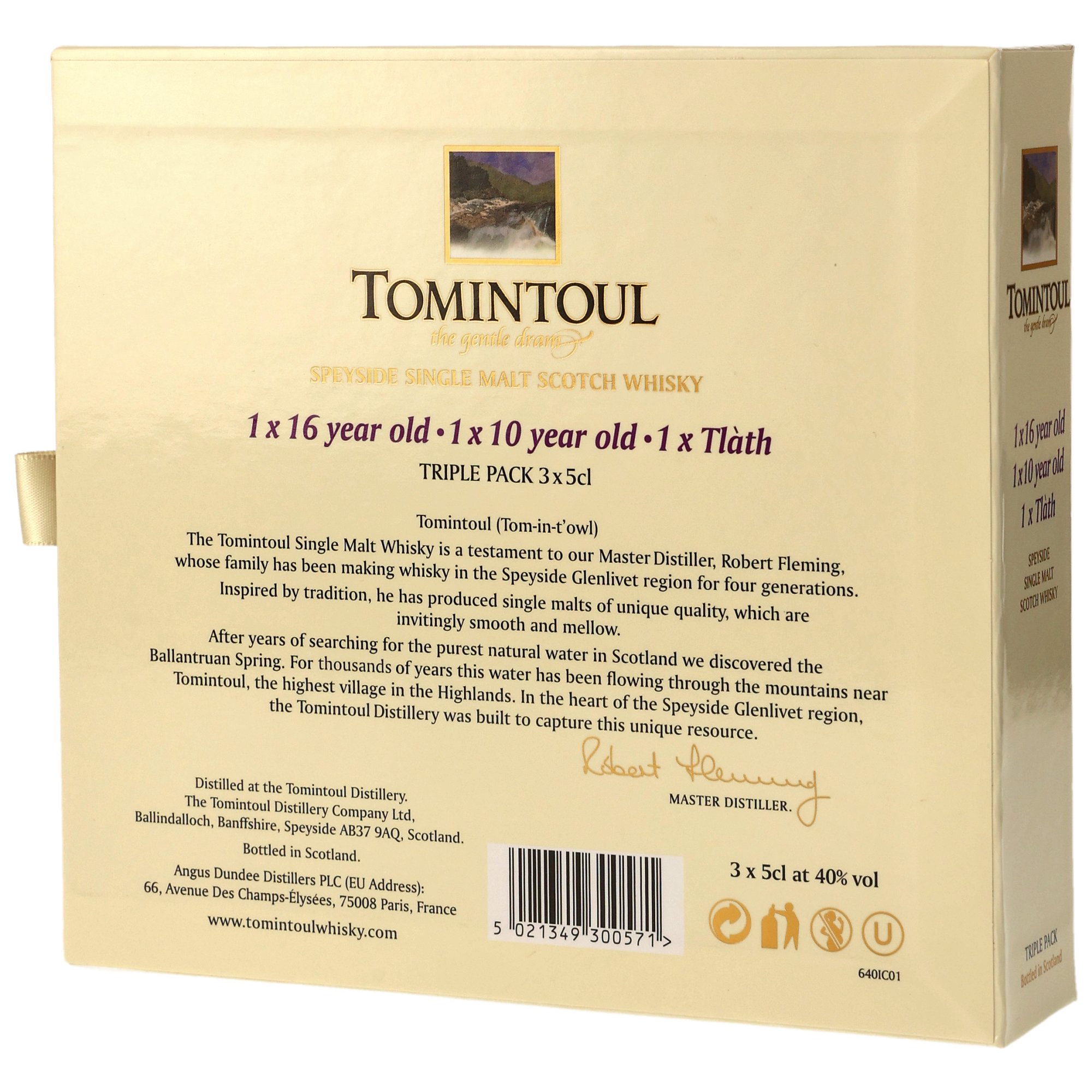Tomintoul Collection 3 x 0,05 - neue Ausführung