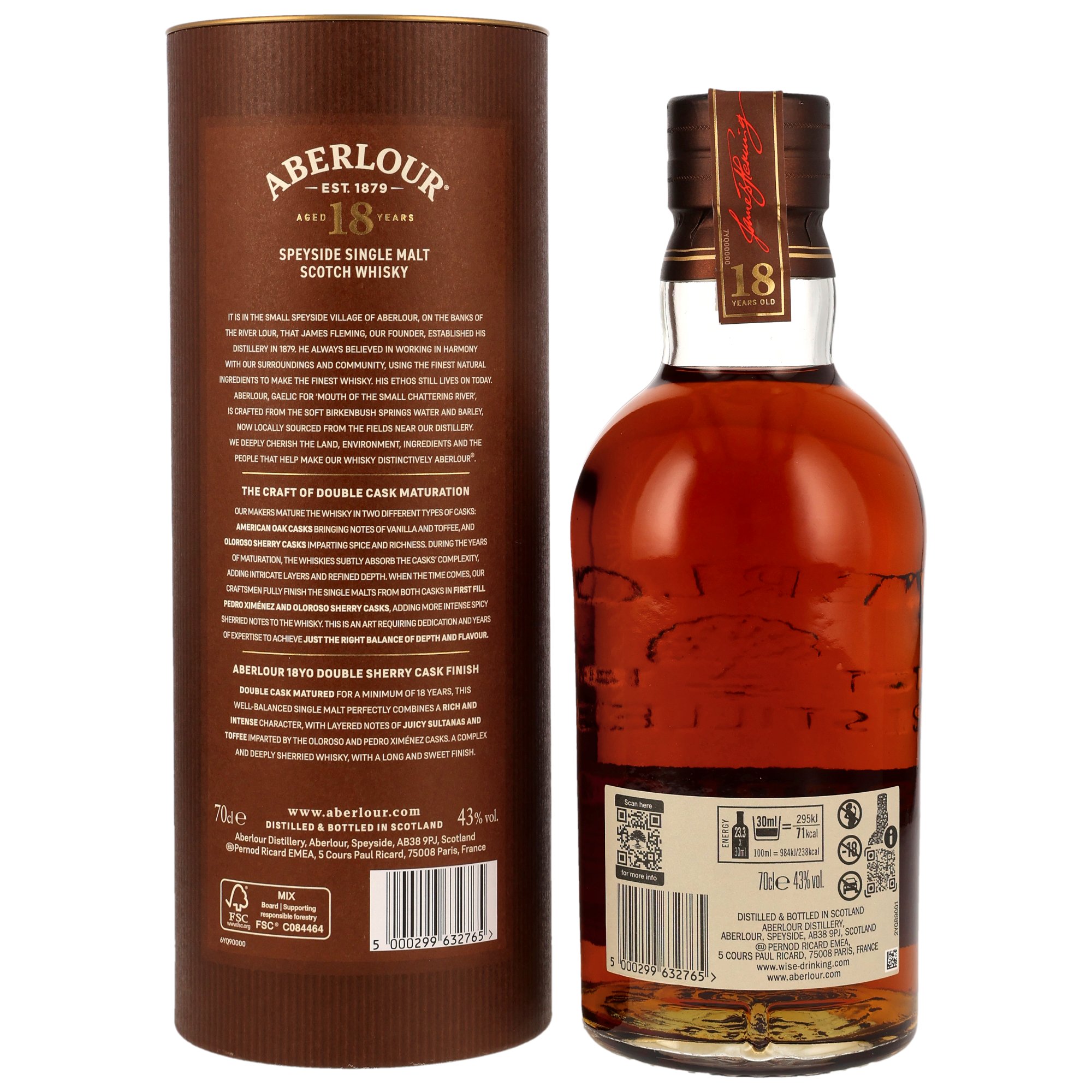 Aberlour 18 y.o. - Batch 007 - PX & Oloroso Sherry Casks Finish