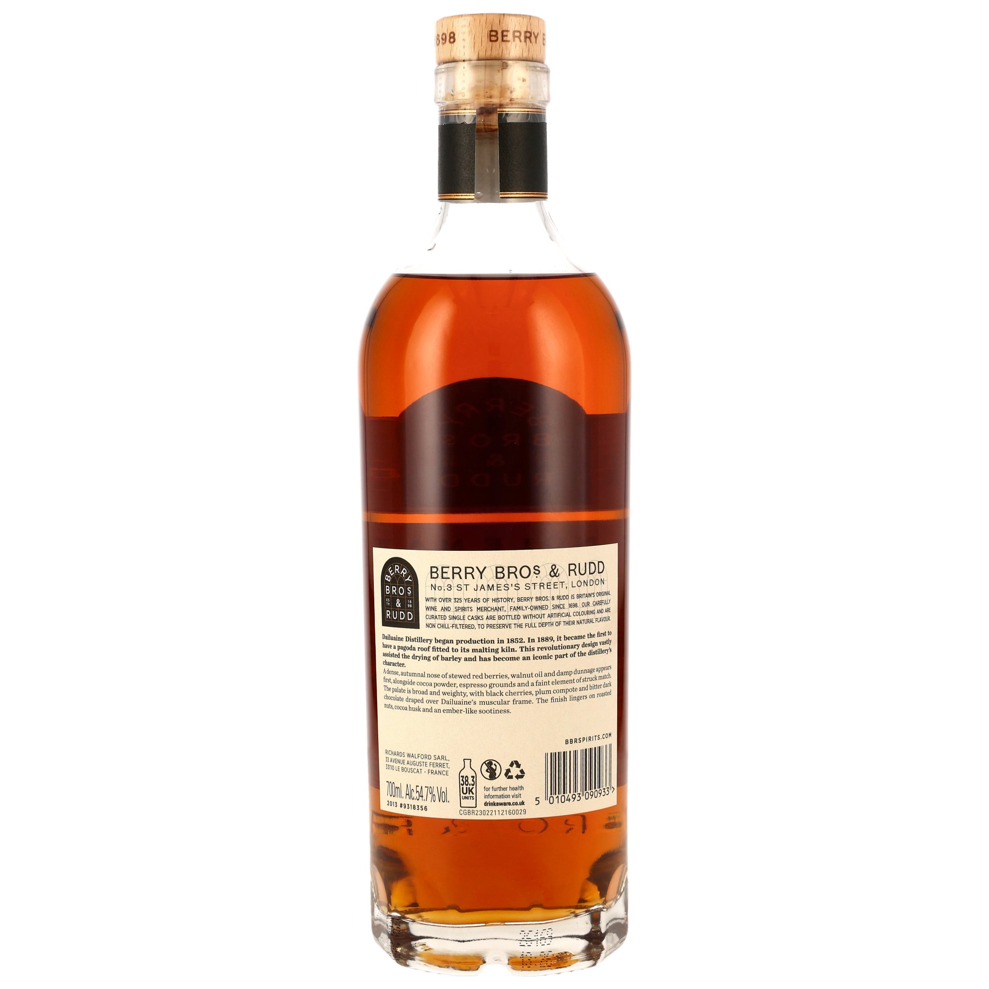 Dailuaine 2013/2026 - 13  y.o. - Oloroso Sherry Cask Finisch #9318356 (Berry Bros. & Rudd) - Kirsch/Nectar
